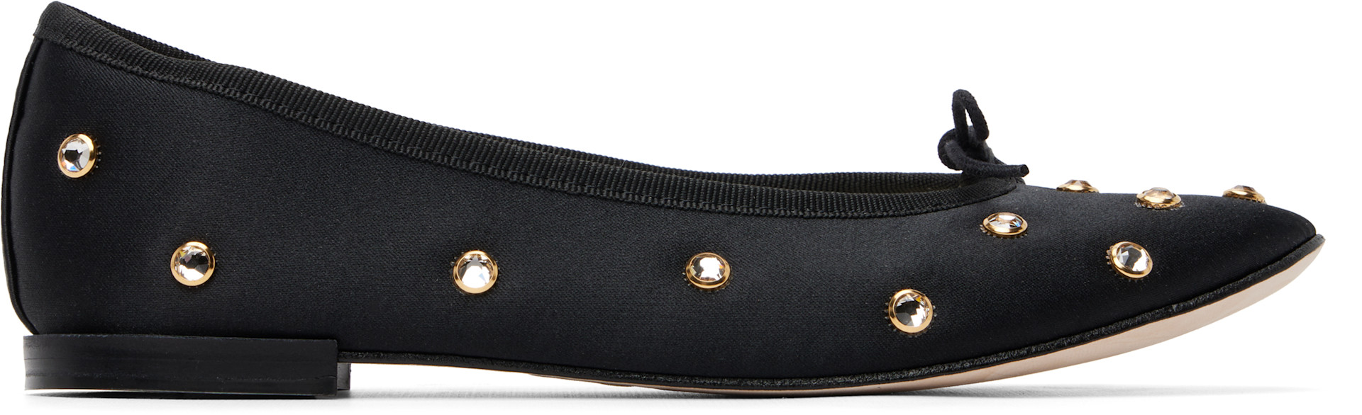 Repetto: ブラック Cendrillon バレエシューズ | SSENSE 日本