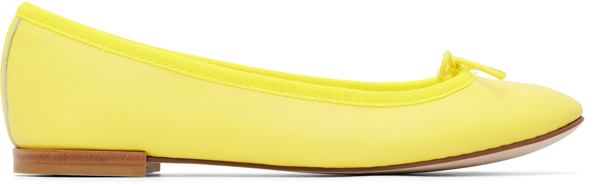 新品★レペット★repetto スウェード Cendrillon ◆イエロー Repetto: Yellow Cendrillon Ballerina Flats | SSENSE