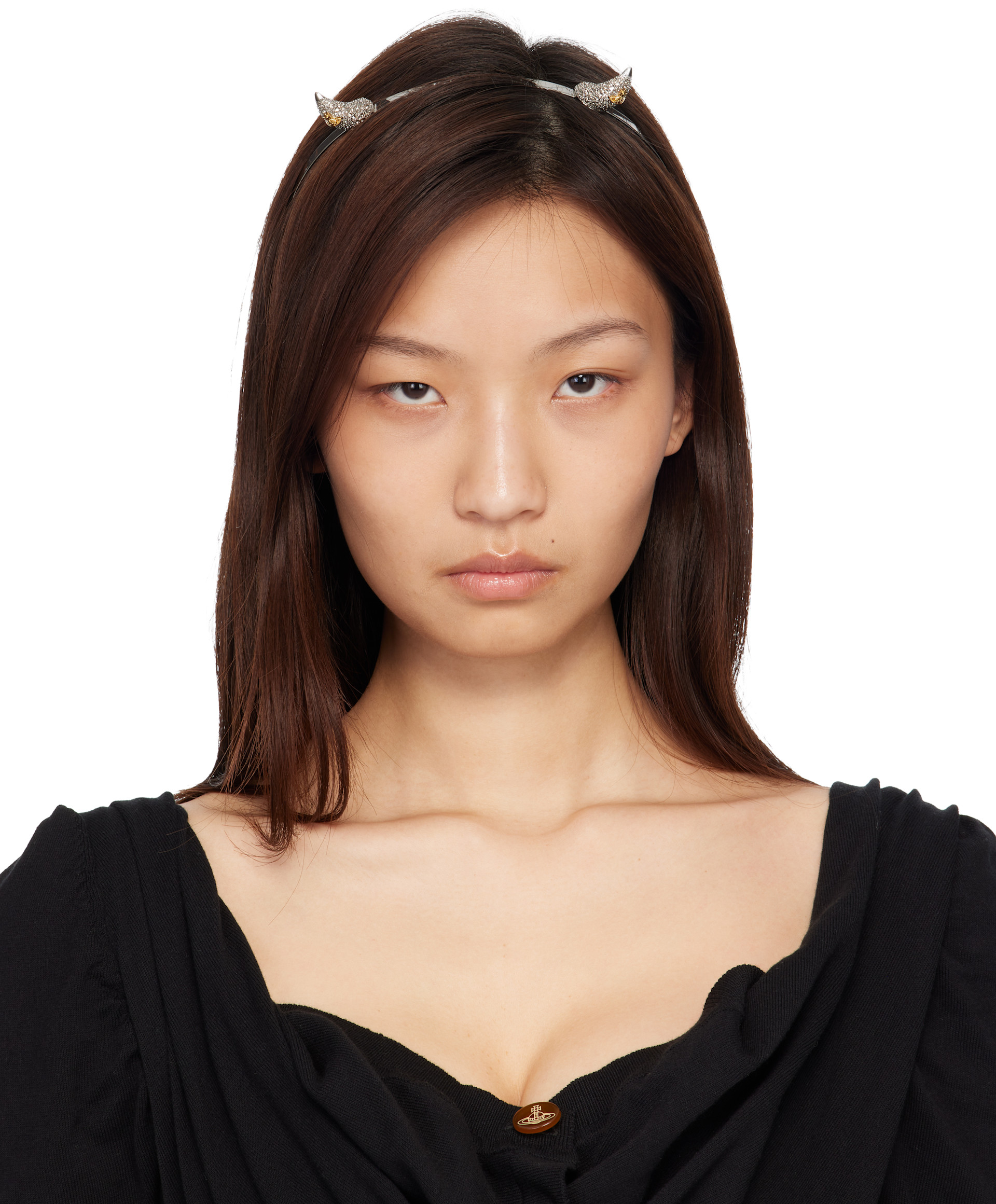Vivienne Westwood: シルバー Vivienne's Horn Alice カチューシャ