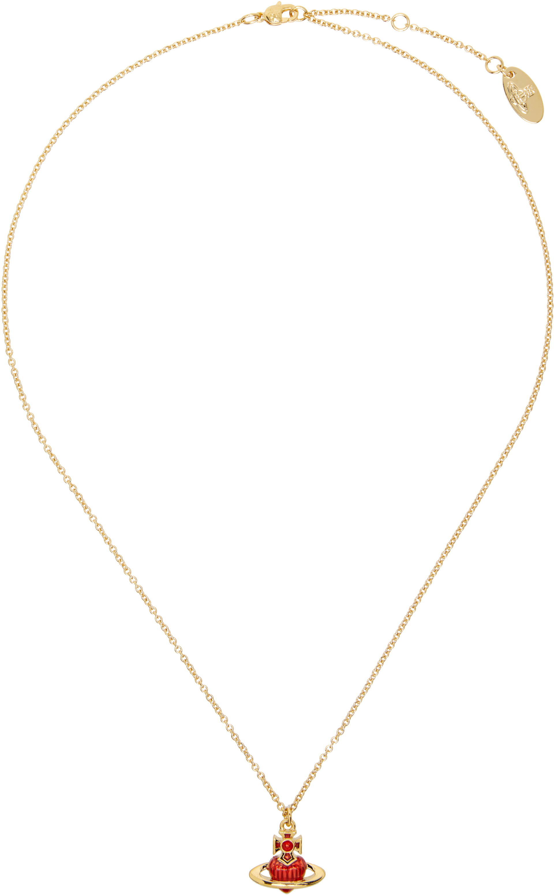 Vivienne Westwood: Fabianna Bas Relief Pendant Necklace | SSENSE
