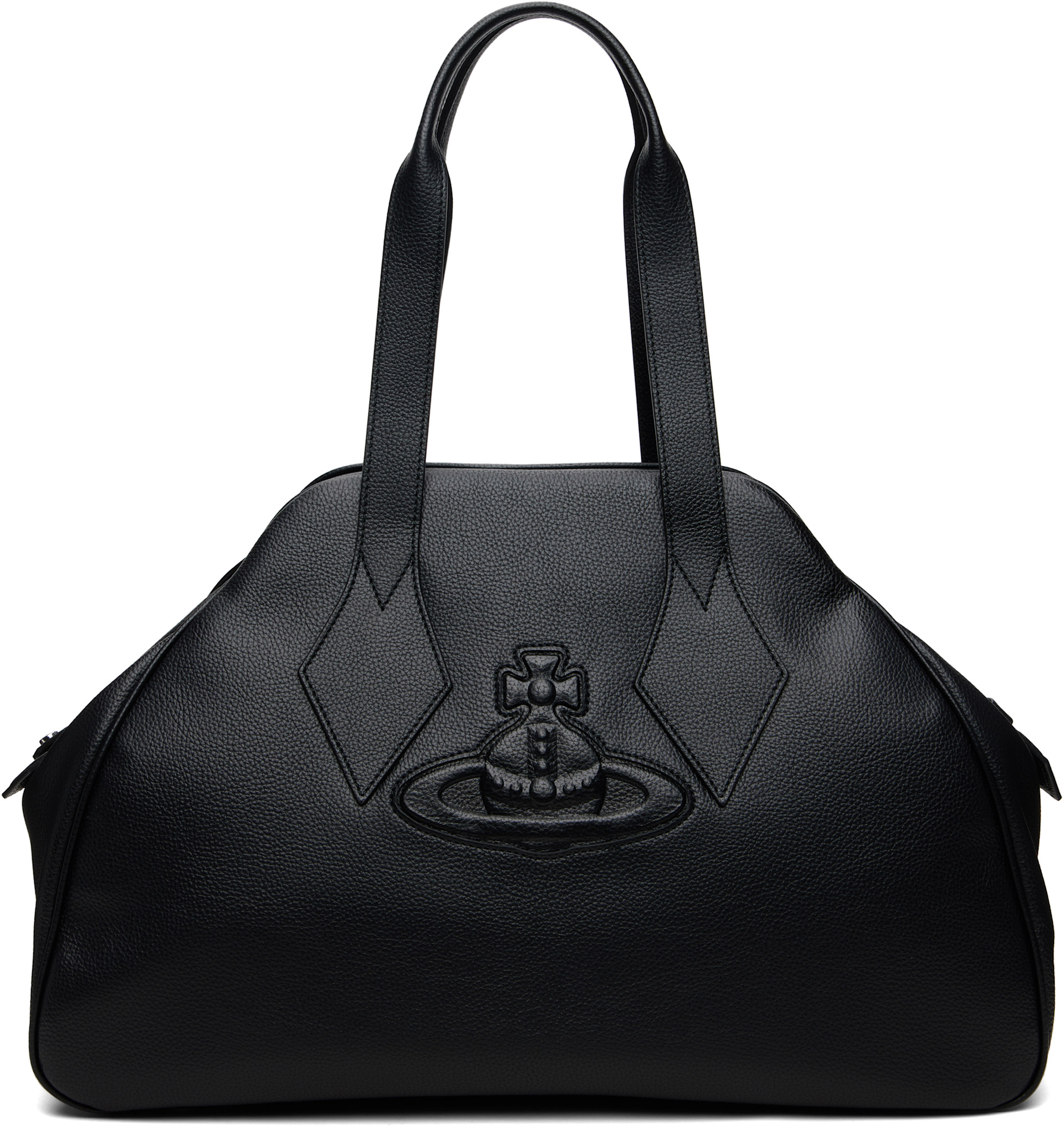 Vivienne Westwood: Black Yasmine Large Tote | SSENSE