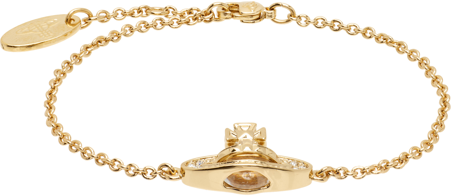 Vivienne Westwood: Pina Small Bas Relief Bracelet | SSENSE