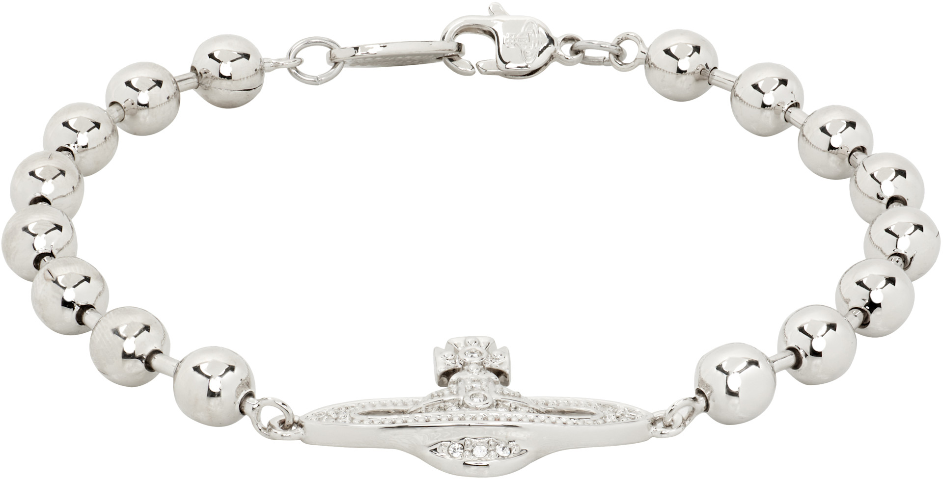 Vivienne Westwood: Thames Mini Bas Relief Bracelet | SSENSE