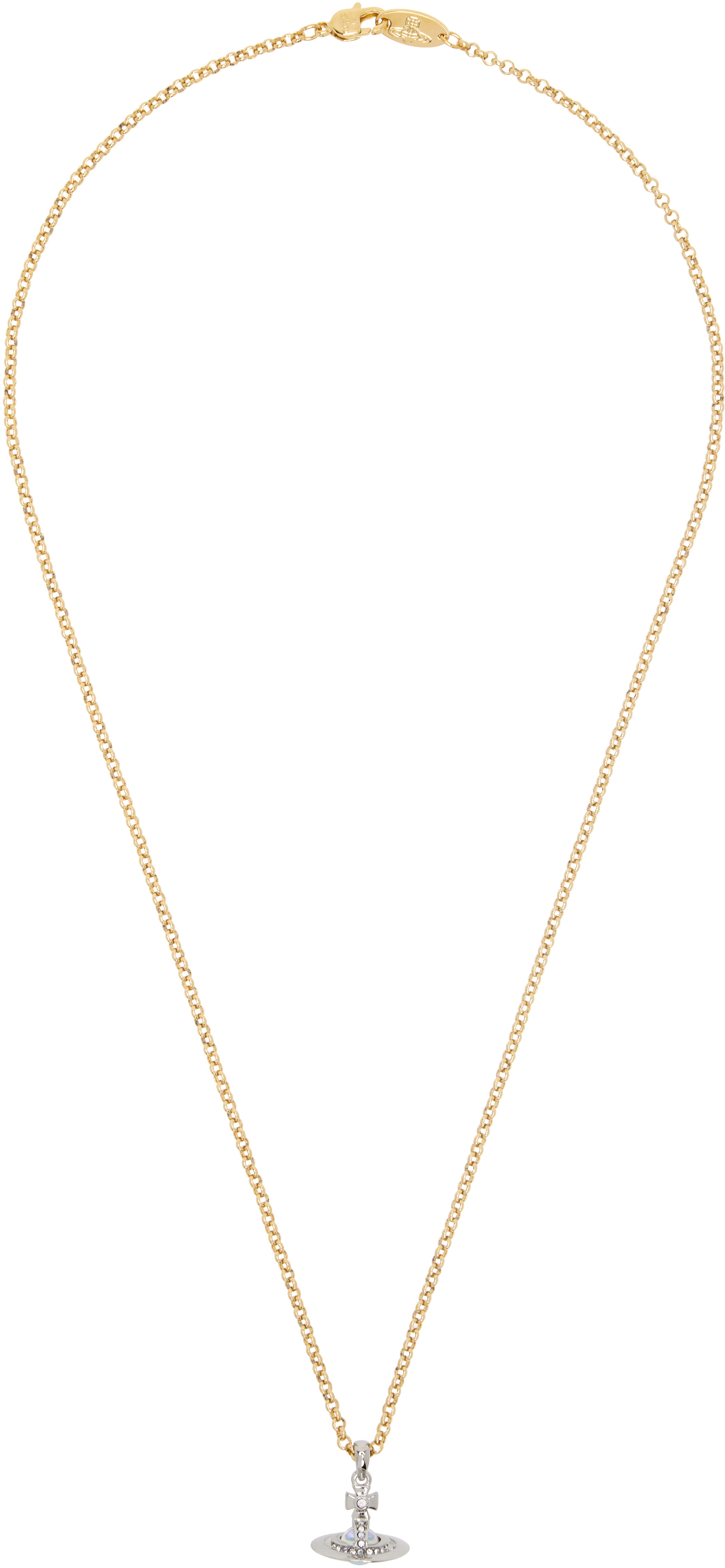 Vivienne Westwood: New Petite Orb Pendant Necklace | SSENSE