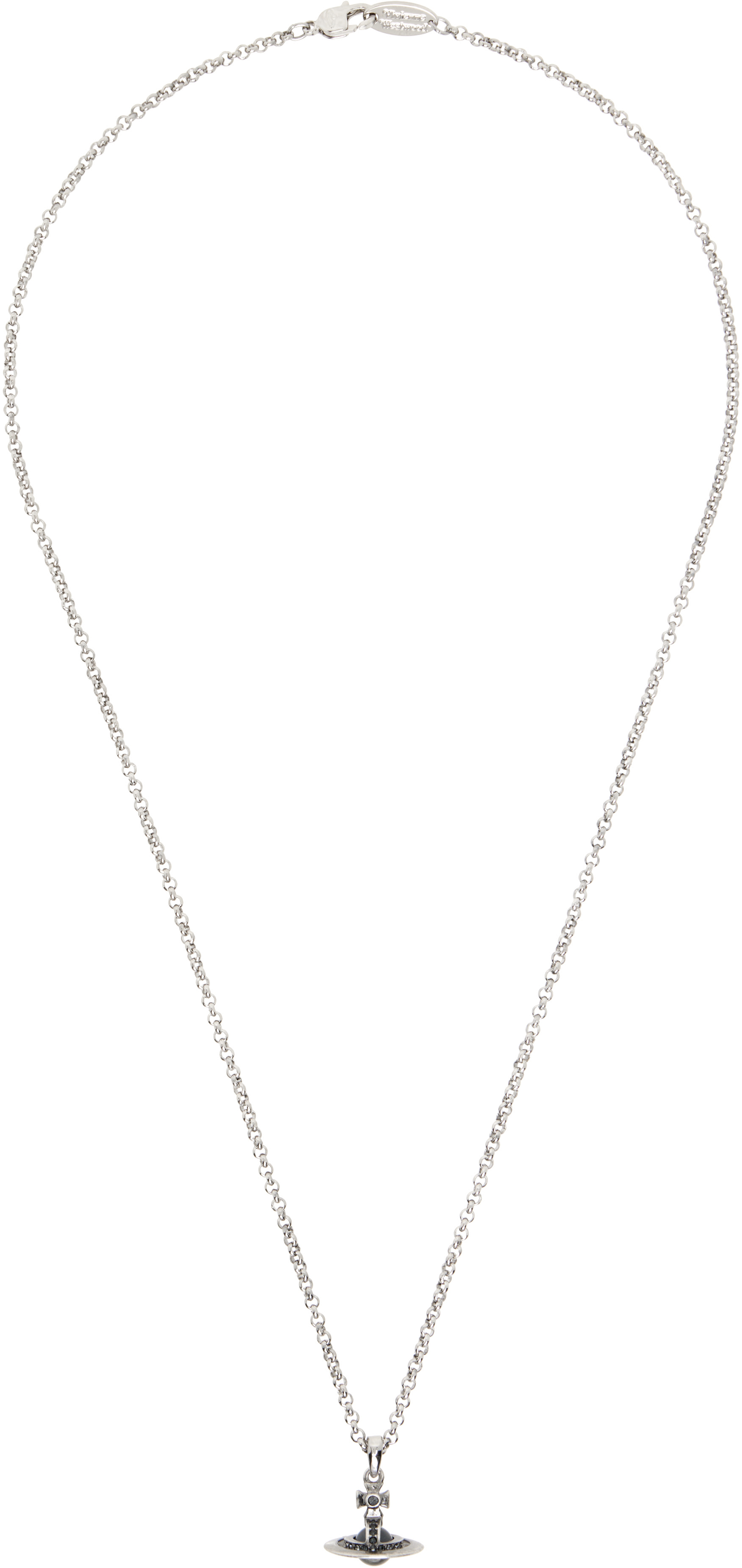 な*な様 Vivienne Westwood NEW PETITE ORB ドロ Vivienne Westwood: New Petite Orb Pendant Necklace | SSENSE