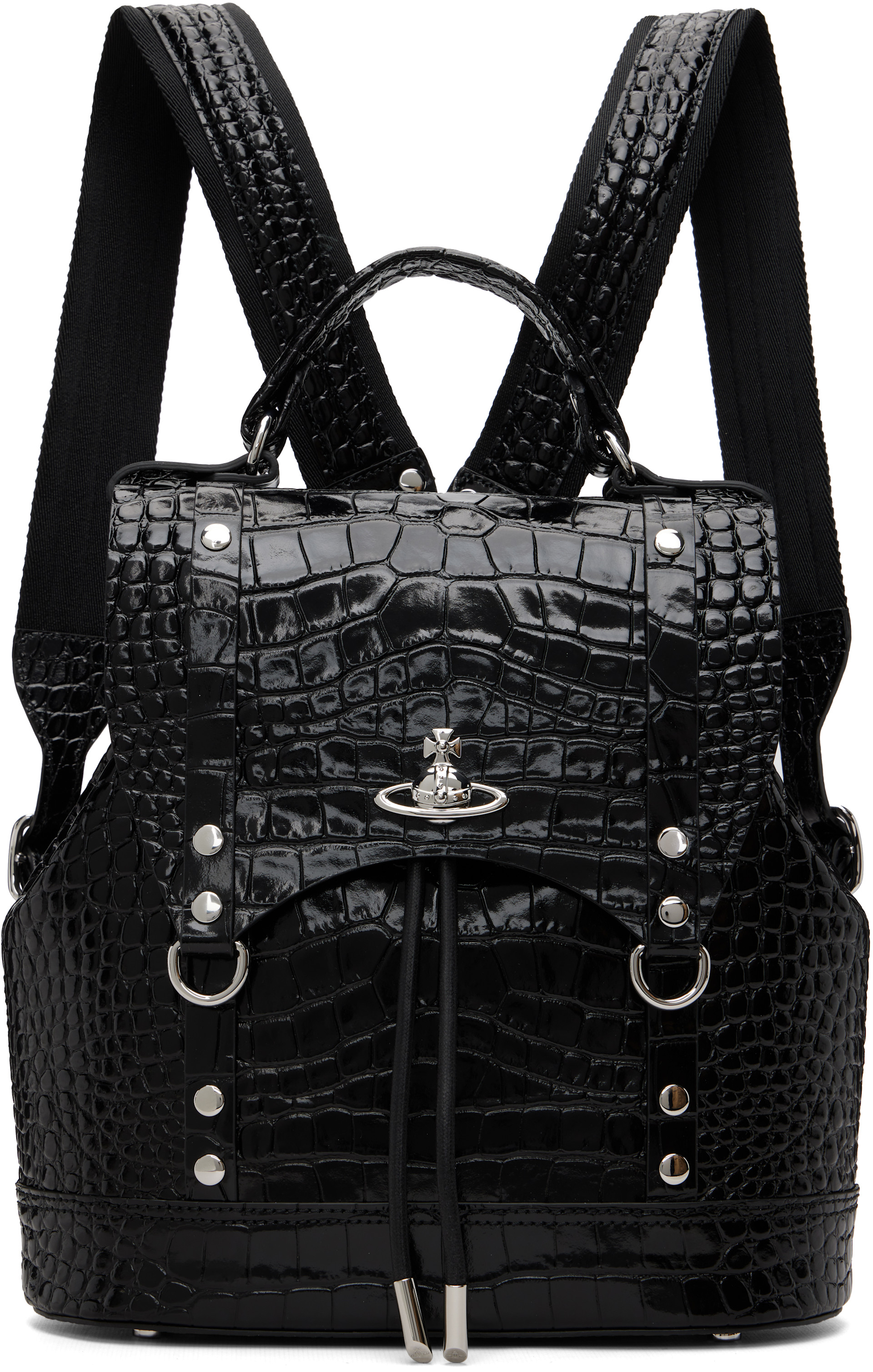 Vivienne Westwood: Black Max Small Backpack | SSENSE
