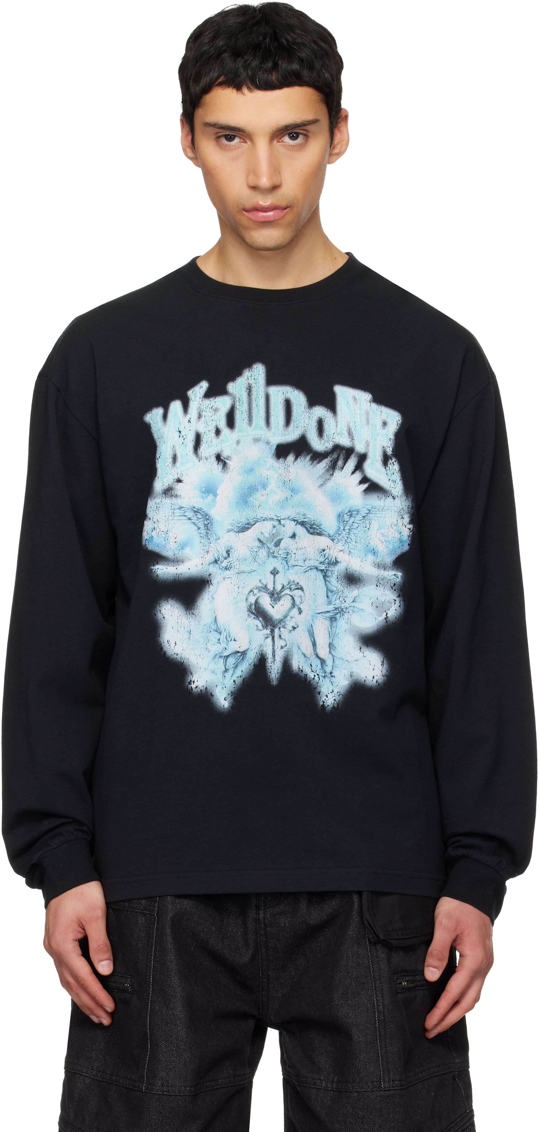 WE11DONE ウェルダン　Tシャツ　赤 新品タグ付】We11done ウェルダン ロゴTシャツ ピンク XLサイズ - メルカリ