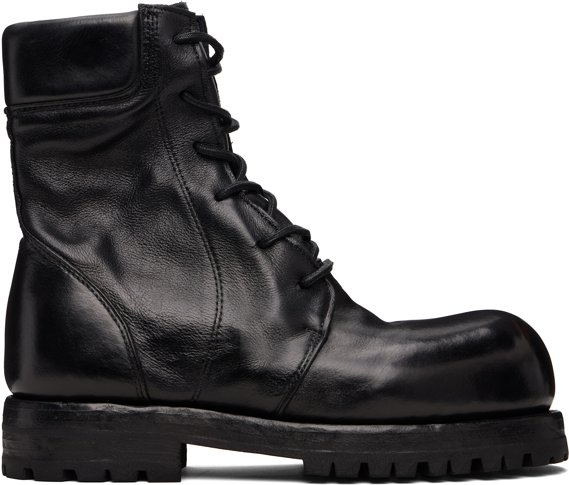 ALEXANDER DIGENOVA: Black Moan V02 Boots | SSENSE Germany