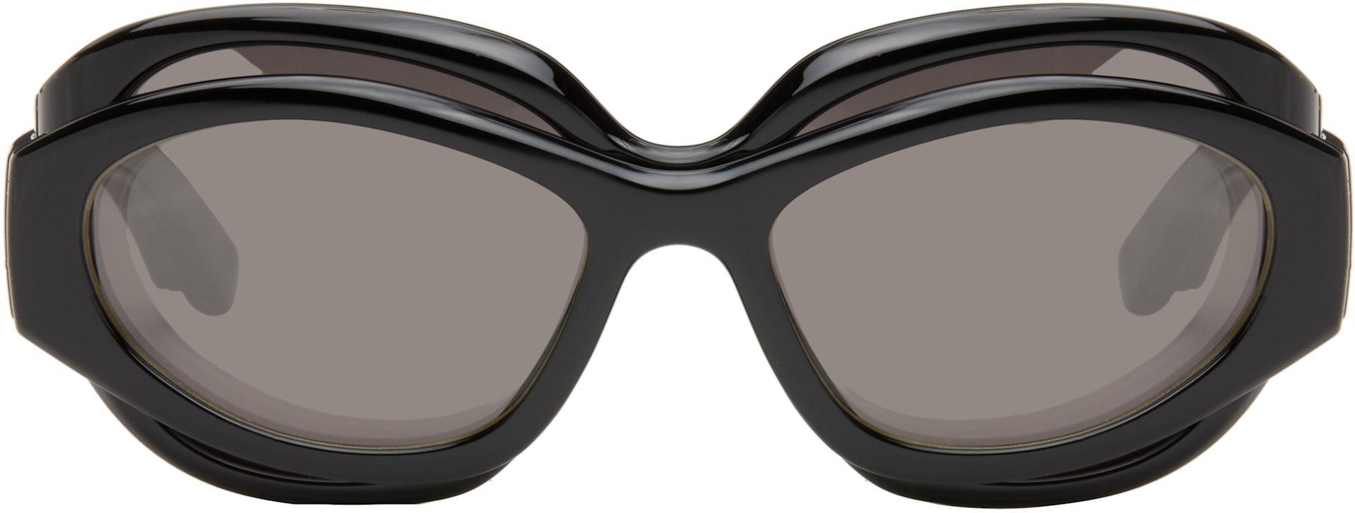 BALENCIAGA ブラック サングラス 最終値下げ 中古・古着通販】BALENCIAGA (バレンシアガ) swift oval サングラス