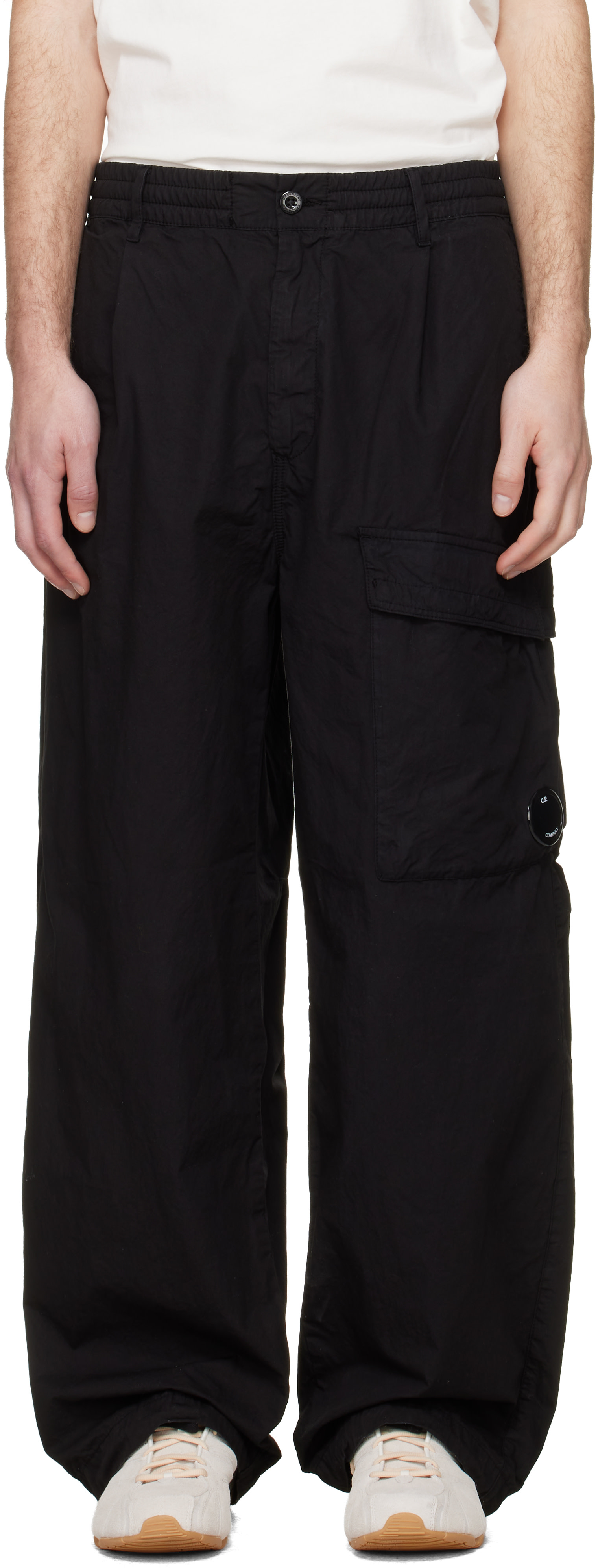 CP Company カーゴパンツ　ブラック　54 C.P. COMPANY（シーピーカンパニー） カーゴパンツ Flatt Nylon Cargo
