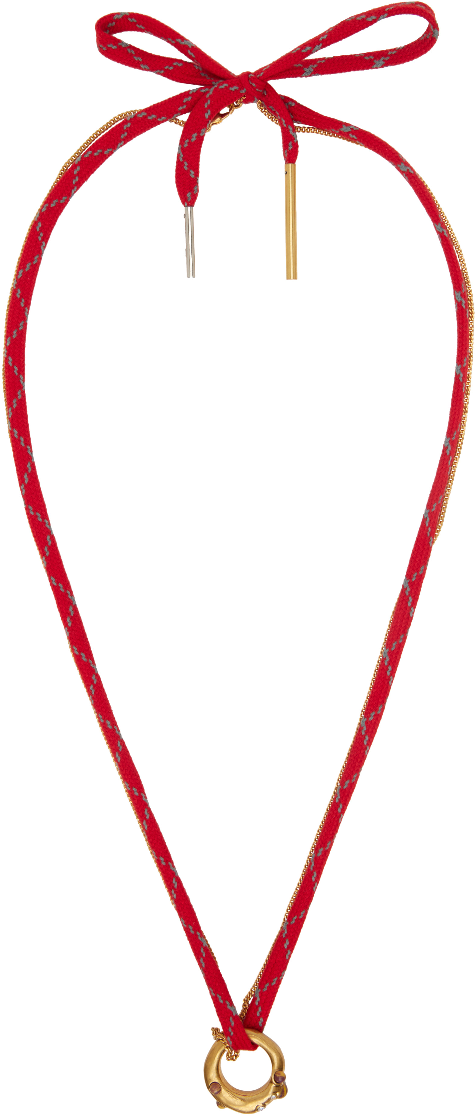 Dries Van Noten: Shoelace Necklace | SSENSE