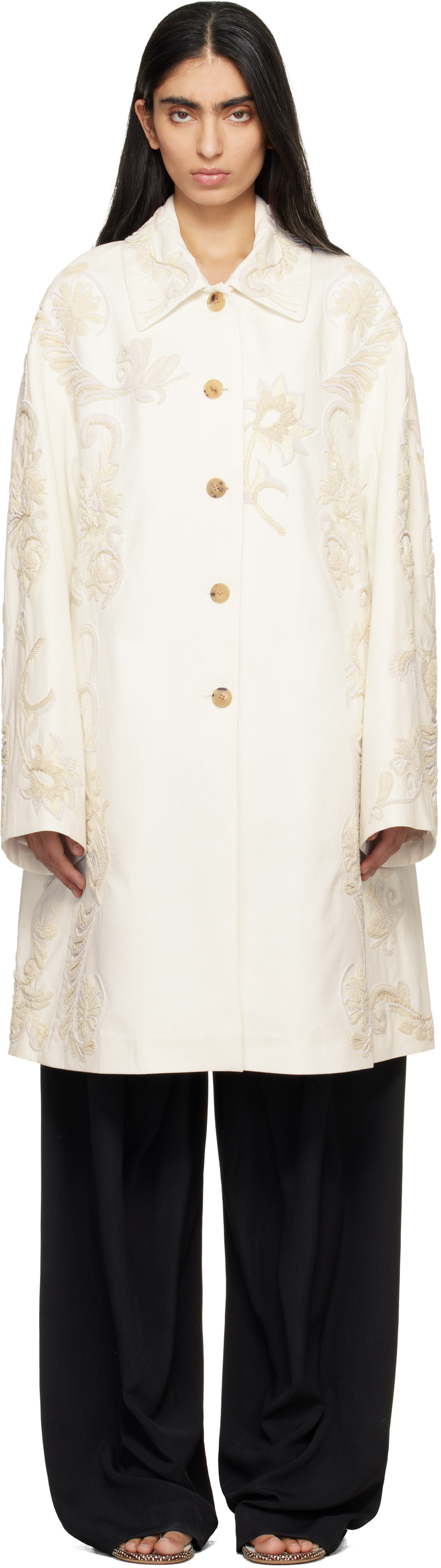 2/8までお値下げDries Van Noten 12SS プリントコートXS DRIES VAN NOTEN（ドリスヴァンノッテン）中古・古着オンライン通販