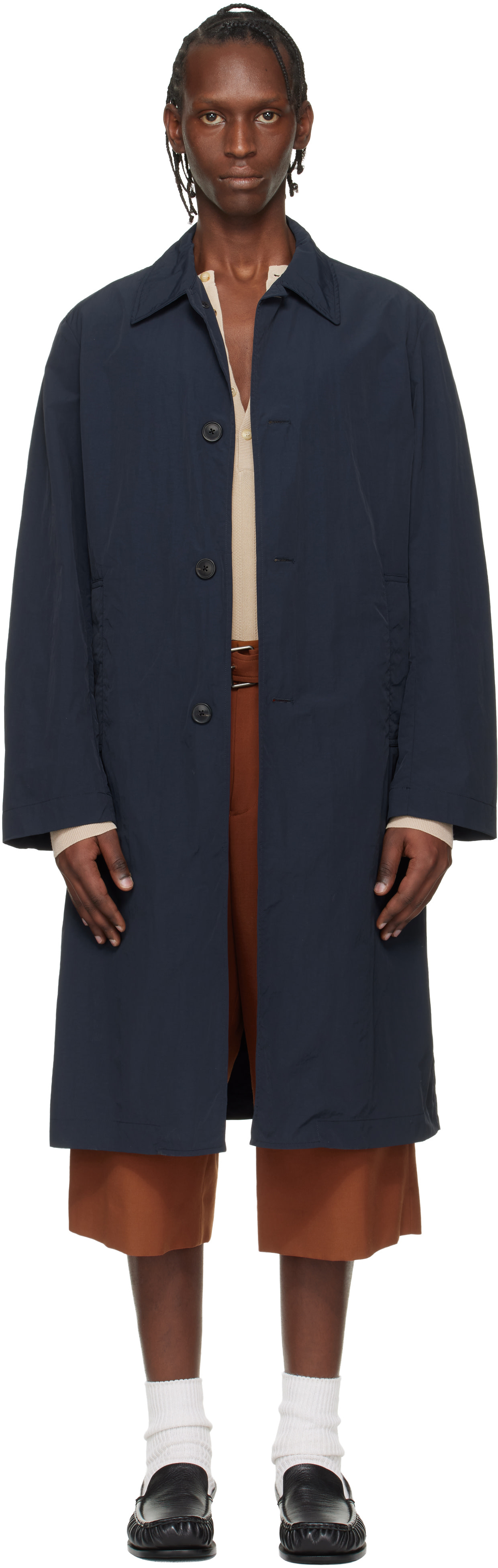 DRIES VAN NOTEN 2017aw デニムロングコート メンズ用 Dries Van Noten コート | SSENSE 日本