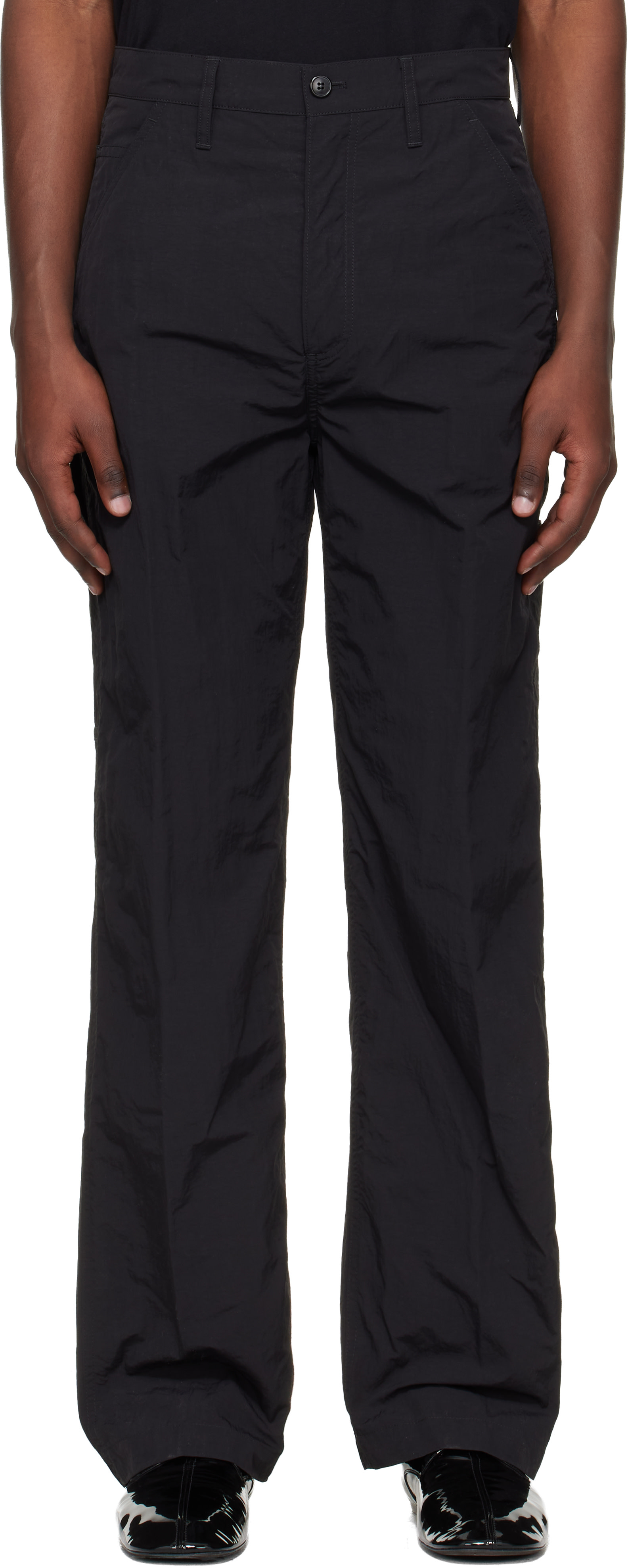 DRIES VAN NOTEN パンツ Dries Van Notenのブラック コットン スウェットパンツがセール中