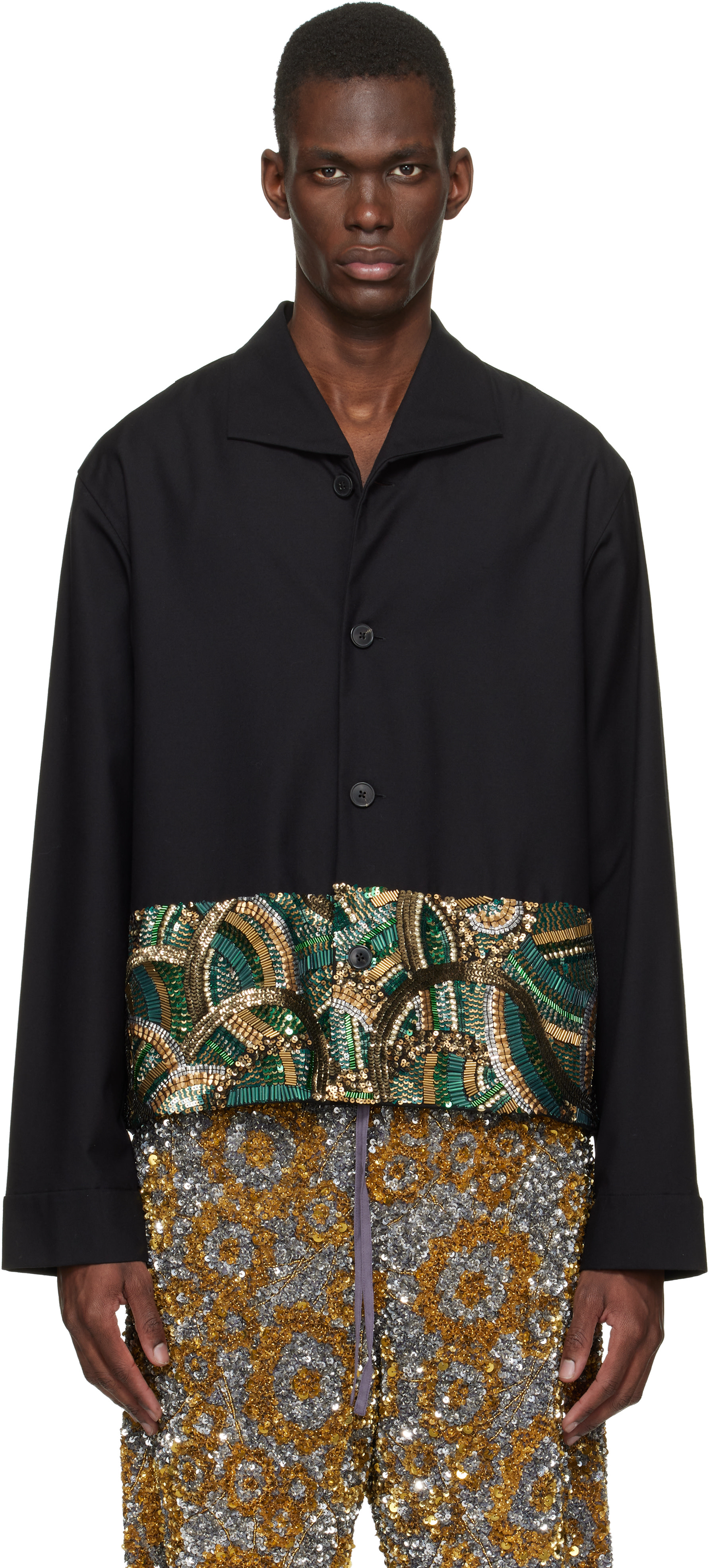 メンズ用 Dries Van Noten シャツ | SSENSE 日本