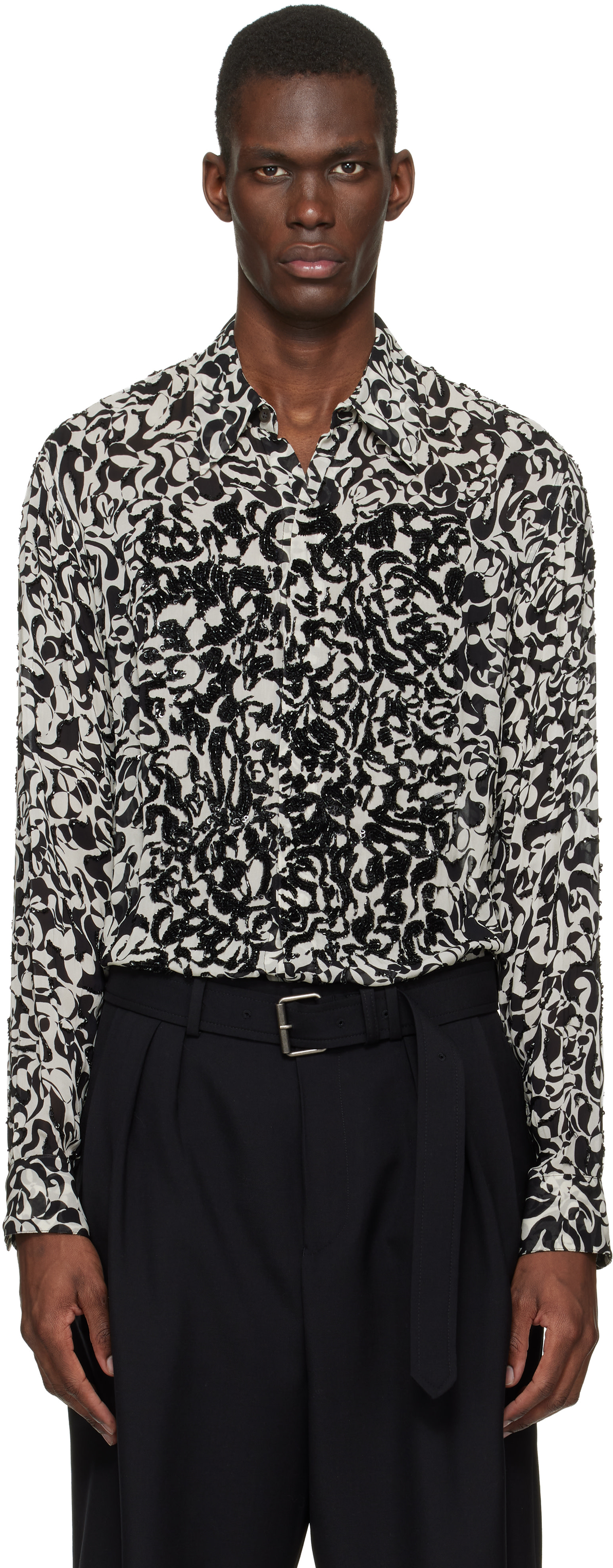 メンズ用 Dries Van Noten シャツ | SSENSE 日本