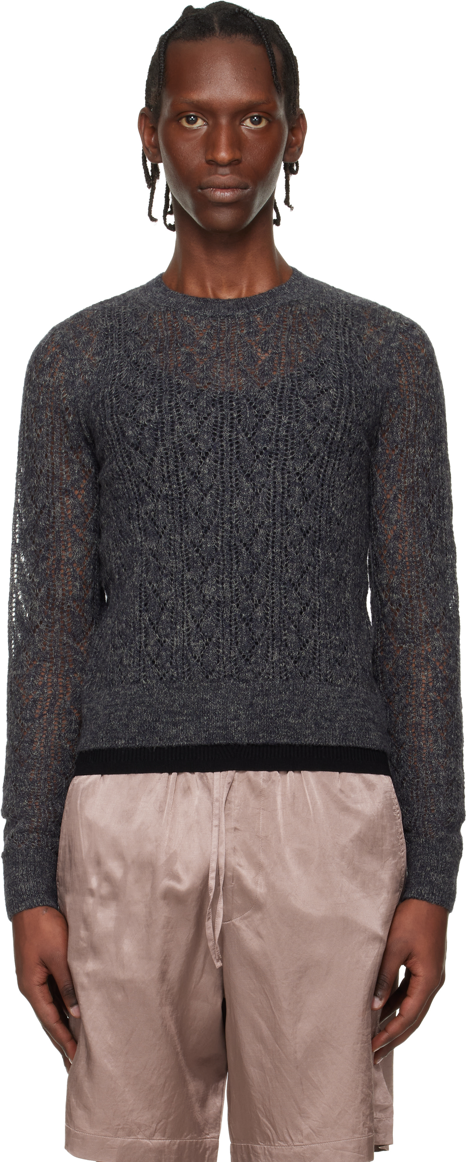 DRIES VAN NOTENセーター Dries Van Noten // Knit Rose Sweater – VSP Consignment