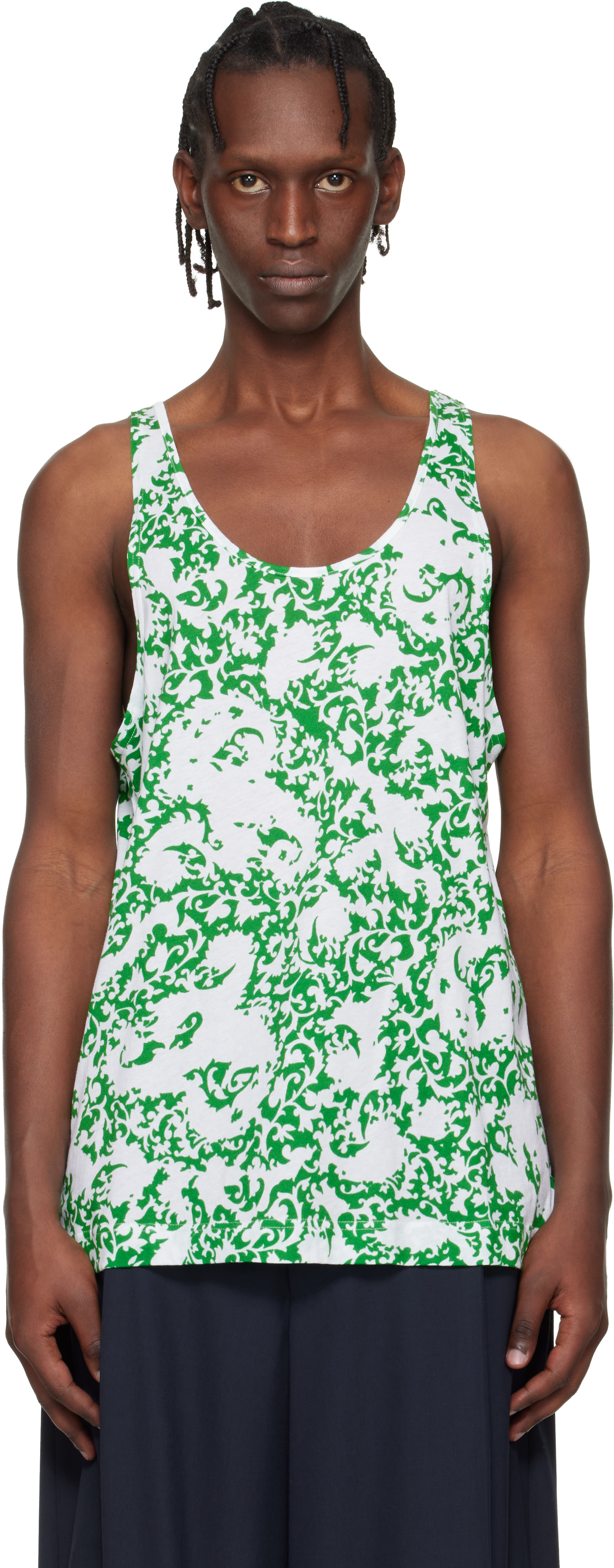 Dries van noten タンクトップ　Tシャツ　ドリス メンズ用 Dries Van Noten タンクトップ | SSENSE 日本