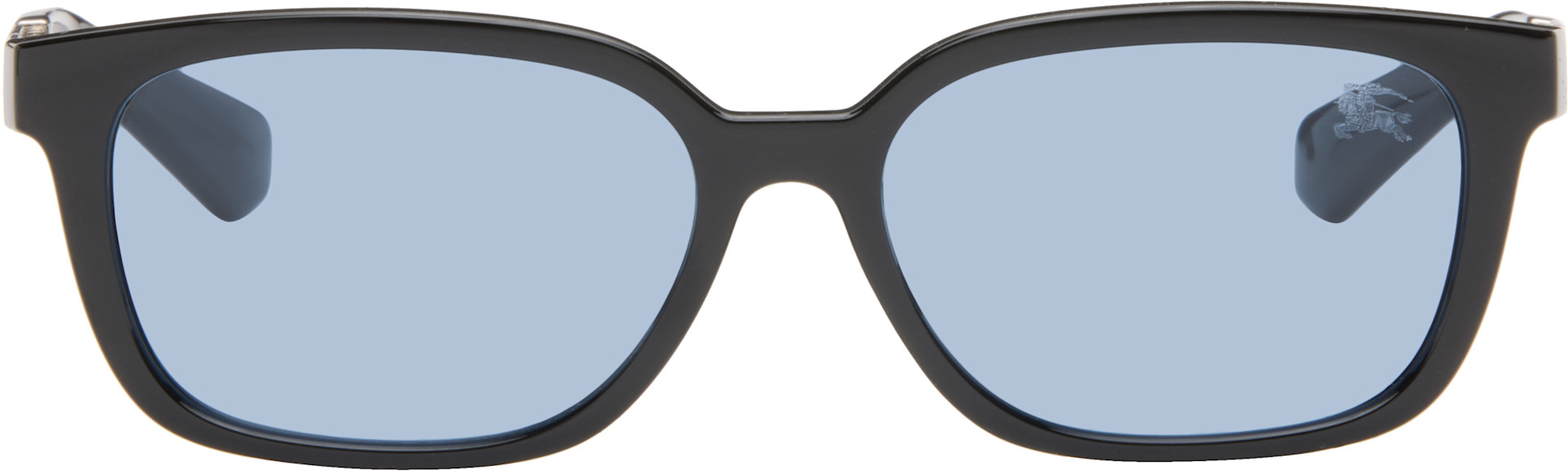 Burberry: Black Rectangular Sunglasses | SSENSE