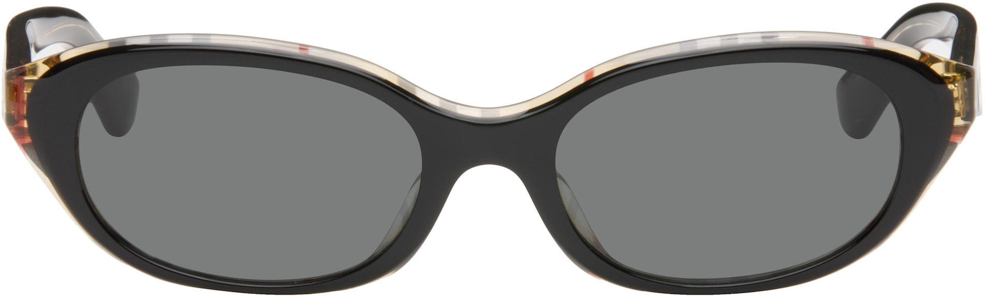 Burberry: Black Cat-Eye Sunglasses | SSENSE Canada