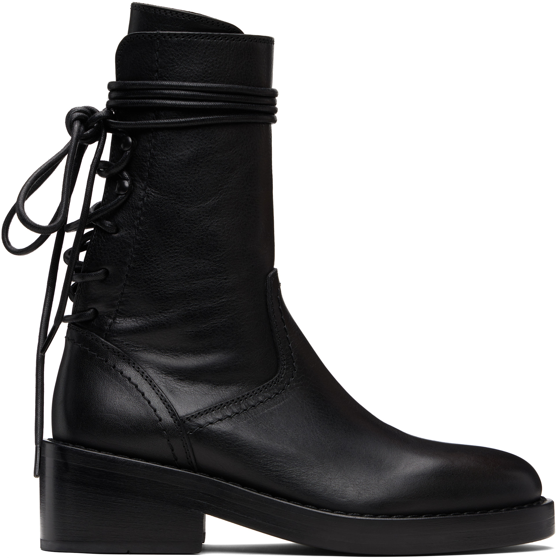 Ann Demeulemeester: Black Henrica Boots | SSENSE