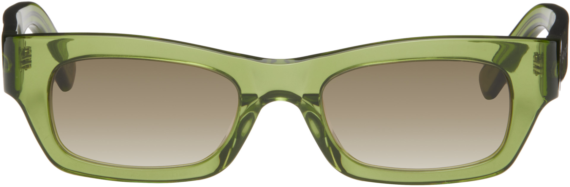 Marni: Green RETROSUPERFUTURE Edition Haicli Sunglasses | SSENSE
