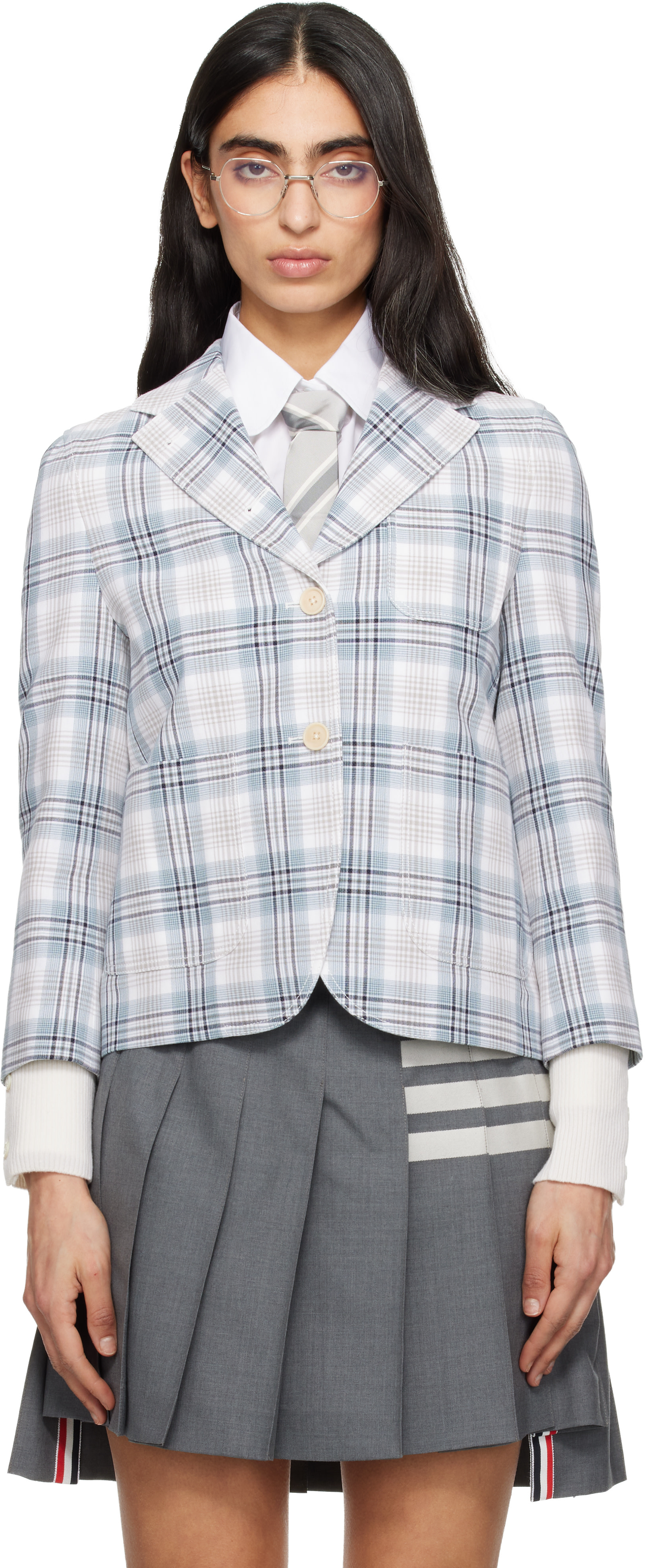 ウィメンズ用 Thom Browne テーラードジャケット | SSENSE 日本