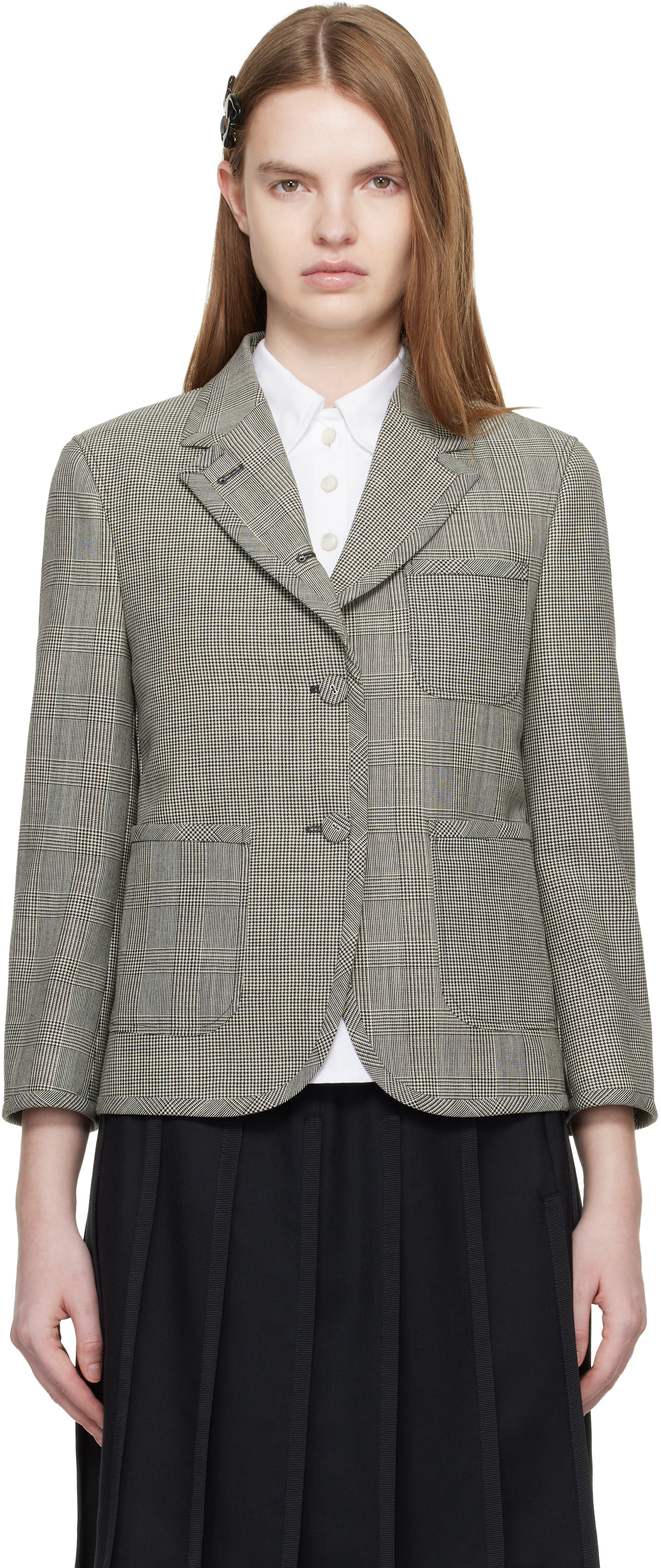 THOM BROWNE グレー ジャケット メンズ用 Thom Browne ジャケット & コート | SSENSE 日本