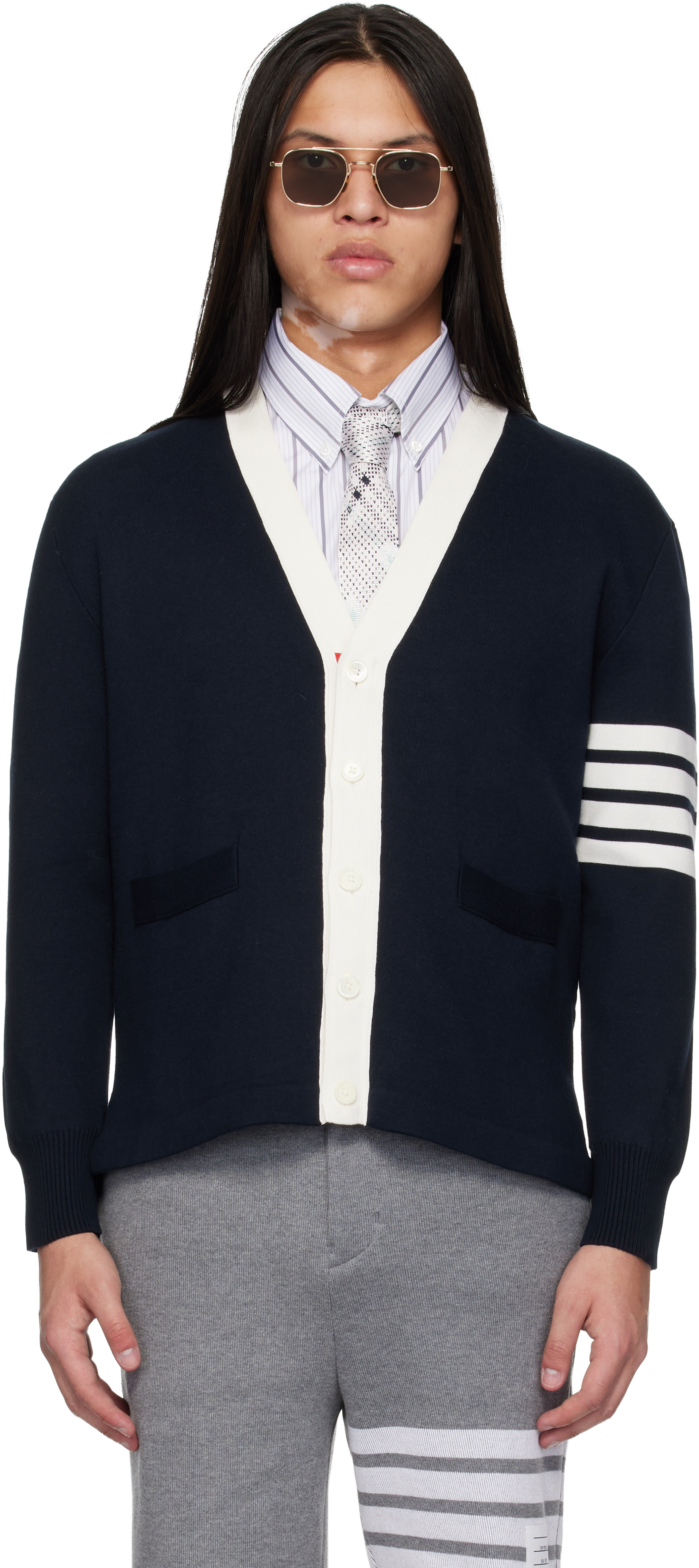 メンズ用 Thom Browne カーディガン | SSENSE 日本
