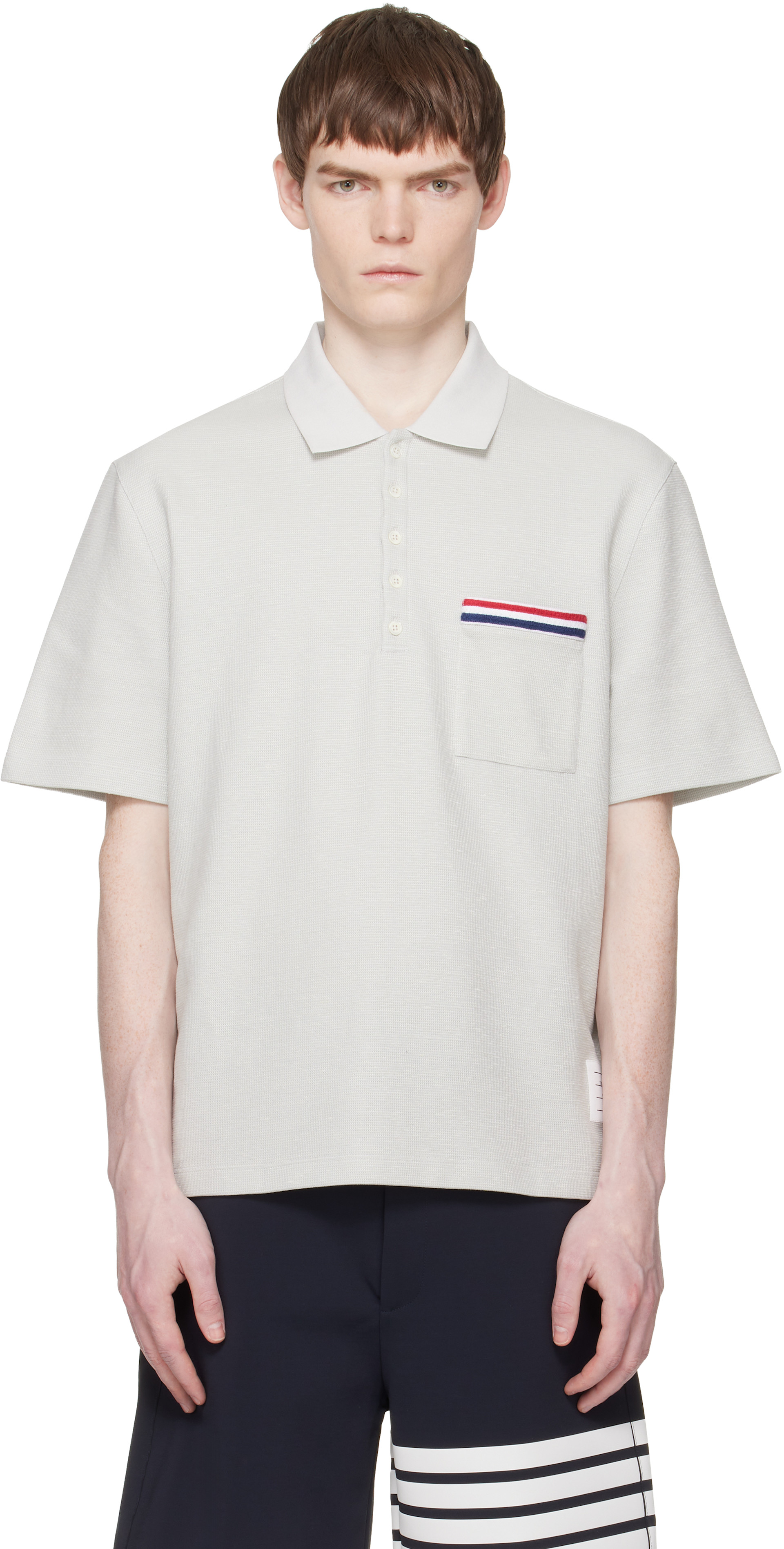 メンズ用 Thom Browne ポロシャツ | SSENSE 日本