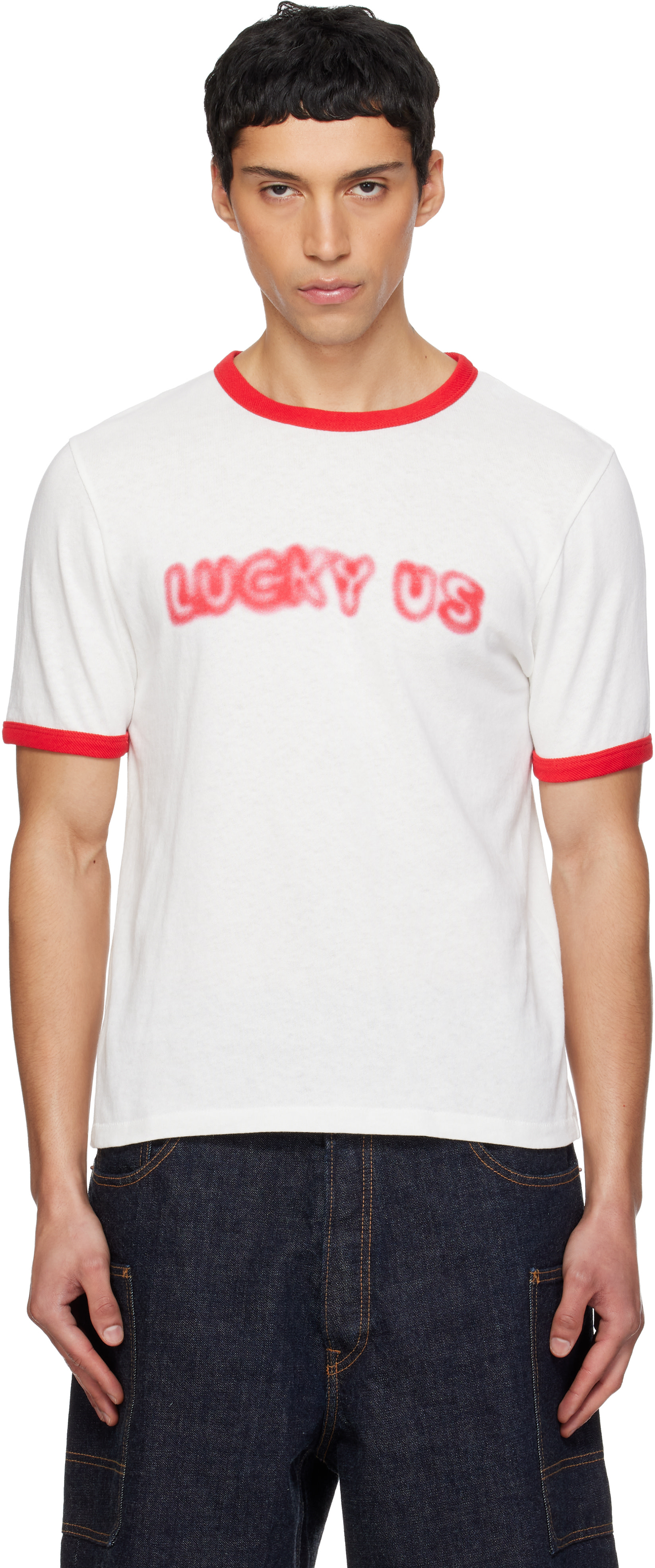 Kenzo: White Kenzo Paris 'KENZO Words' Slim T-shirt | SSENSE