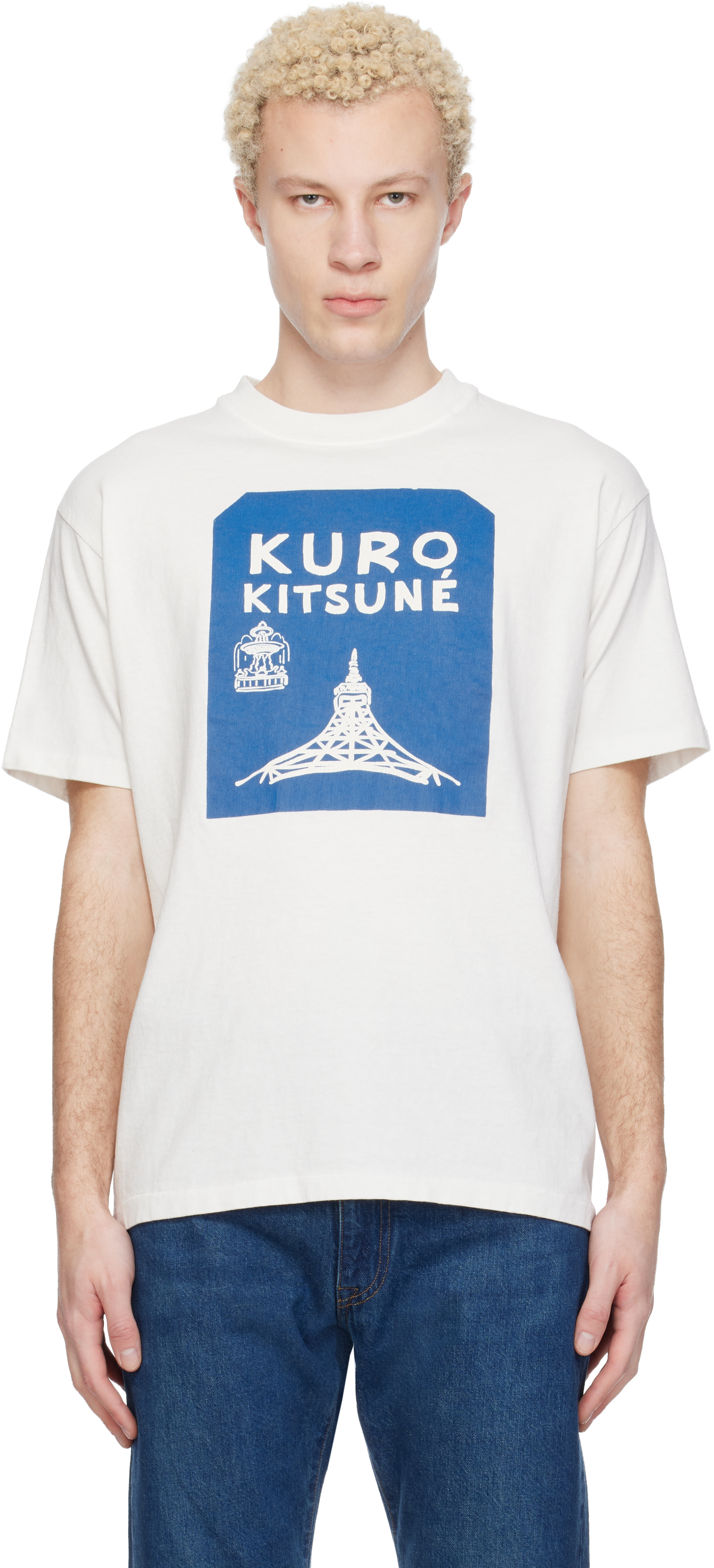 Maison Kitsuné: ホワイト KUROエディション Tokyo-Paris Crossroads