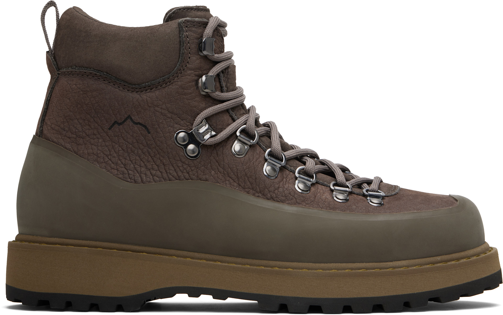 Diemme: Taupe Roccia Vet Gomma Boots | SSENSE