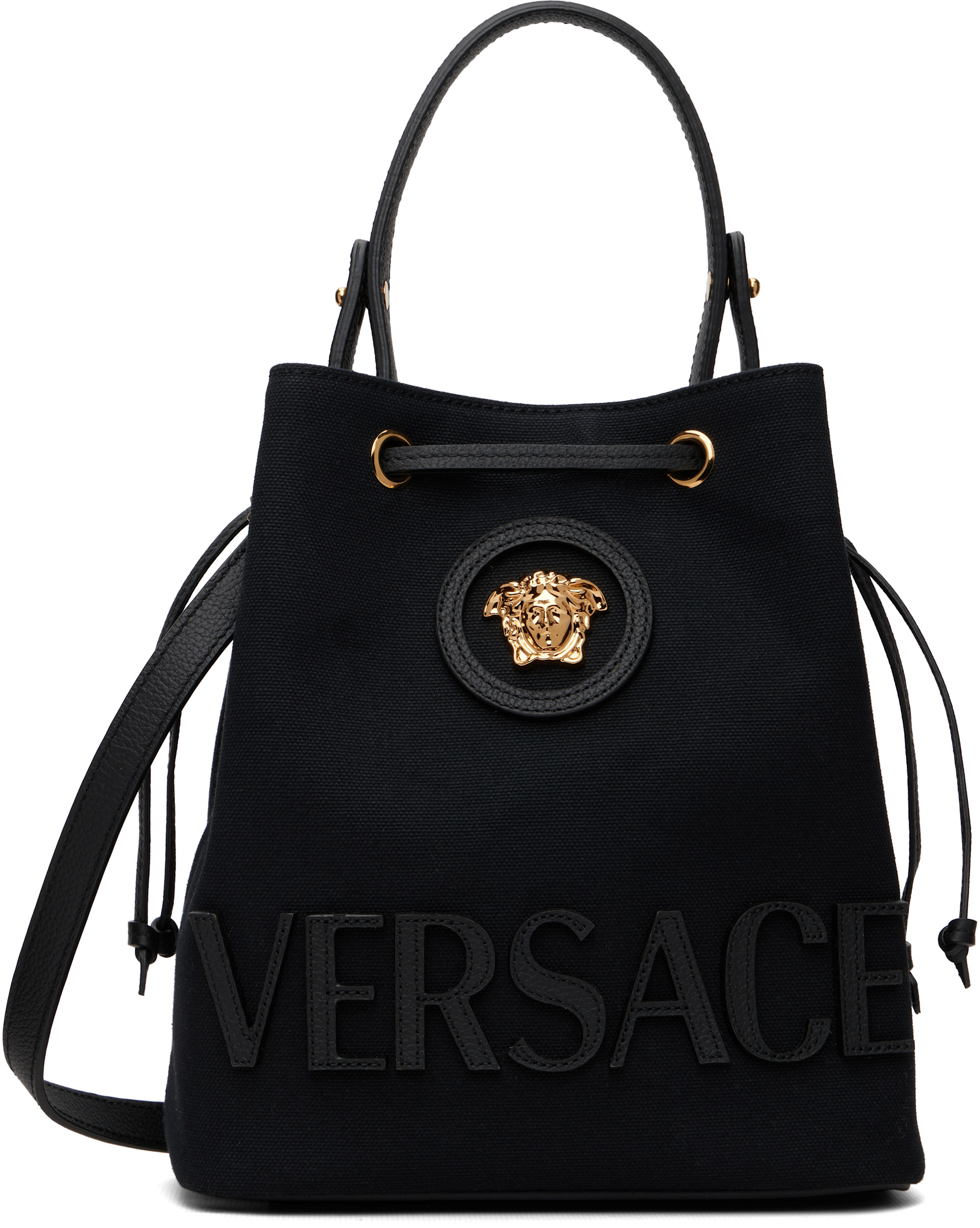 き*読様 VERSACE ブラック編み込みバッグ レディース デザイナーバッグコレクション | ヴェルサーチェ 日本