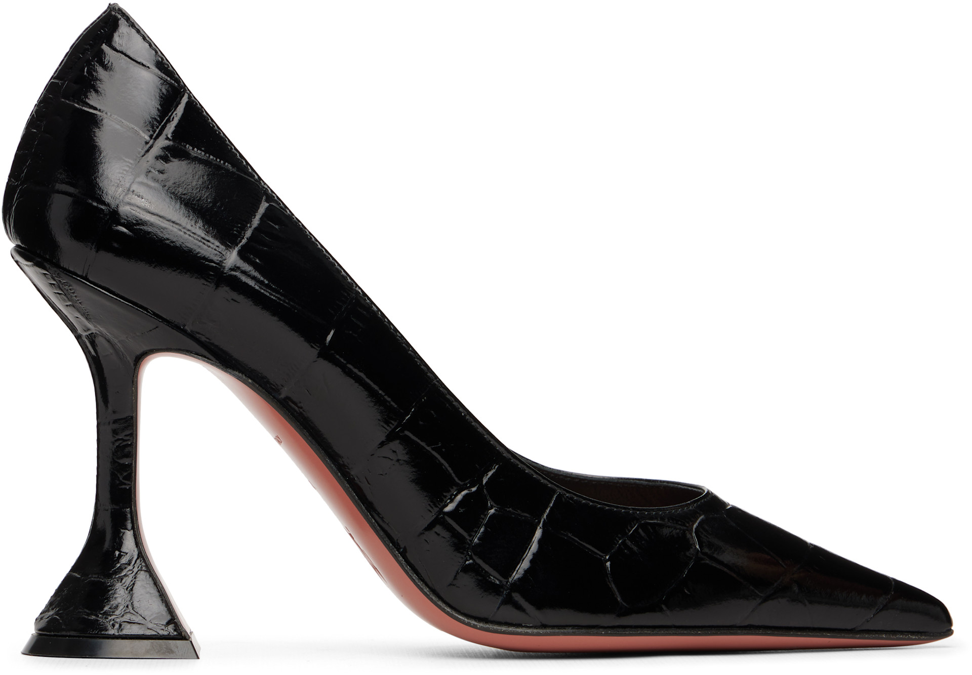 AMINA MUADDIのシューズ Amina Muaddi: Black Ami Pump 95 Heels | SSENSE