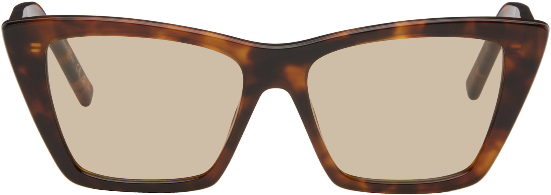 Saint Laurent: Brown SL 276 Mica Sunglasses | SSENSE