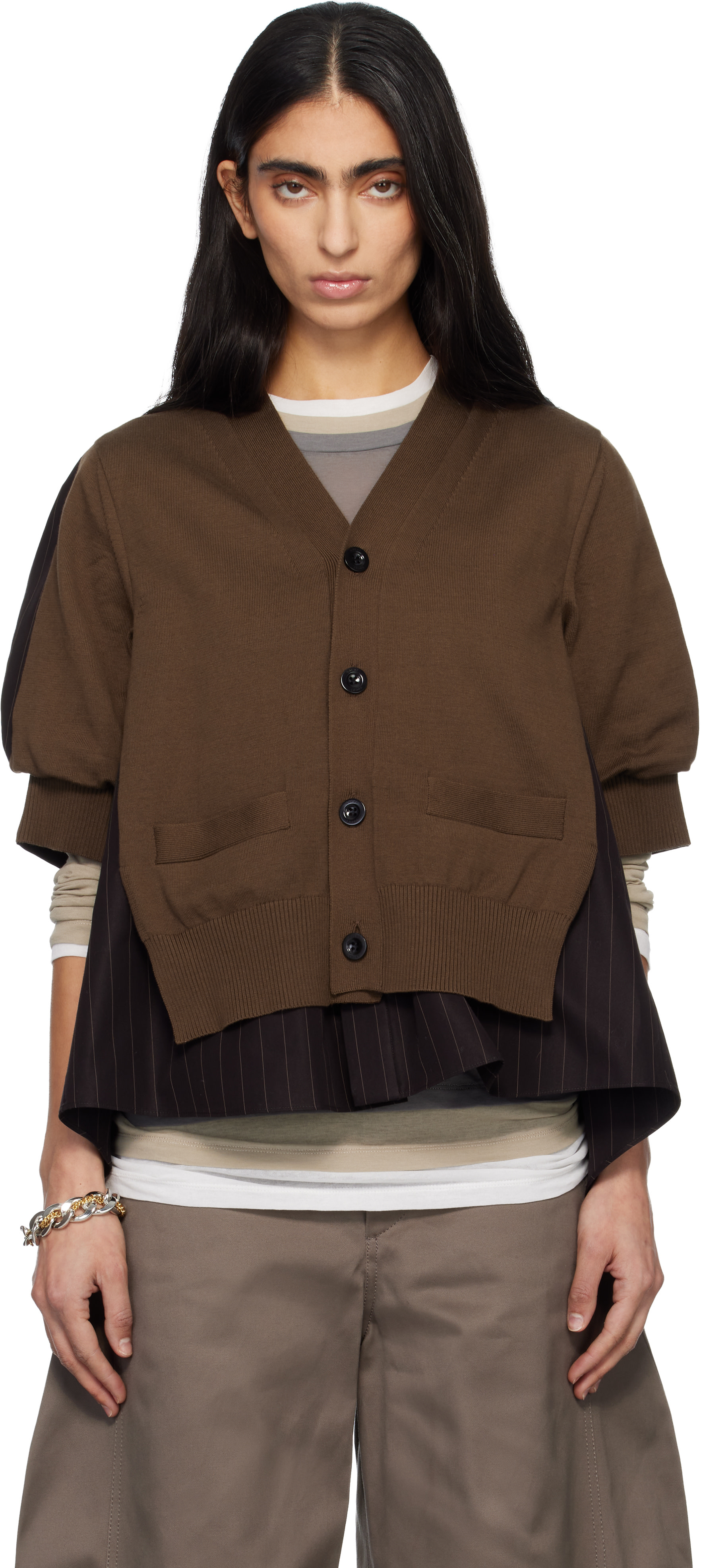 sacai ニット　ライダースニット サカイ」が新作ニットコレクションを発売 ライダース風ダブルジップ