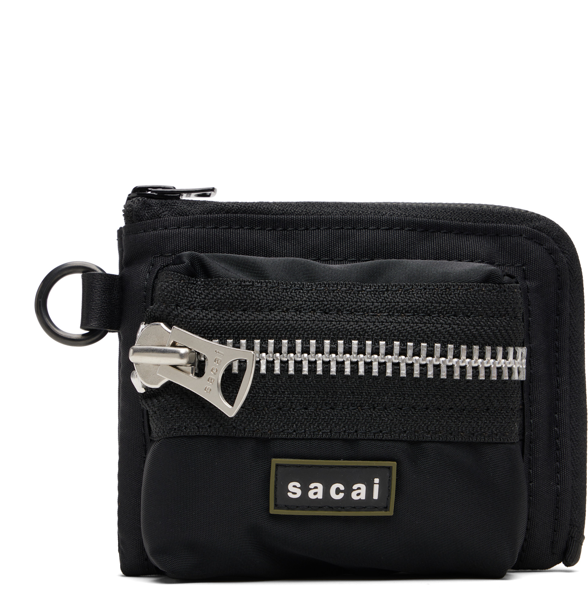 sacai: ブラック Fragment ポケット ポーチ | SSENSE 日本
