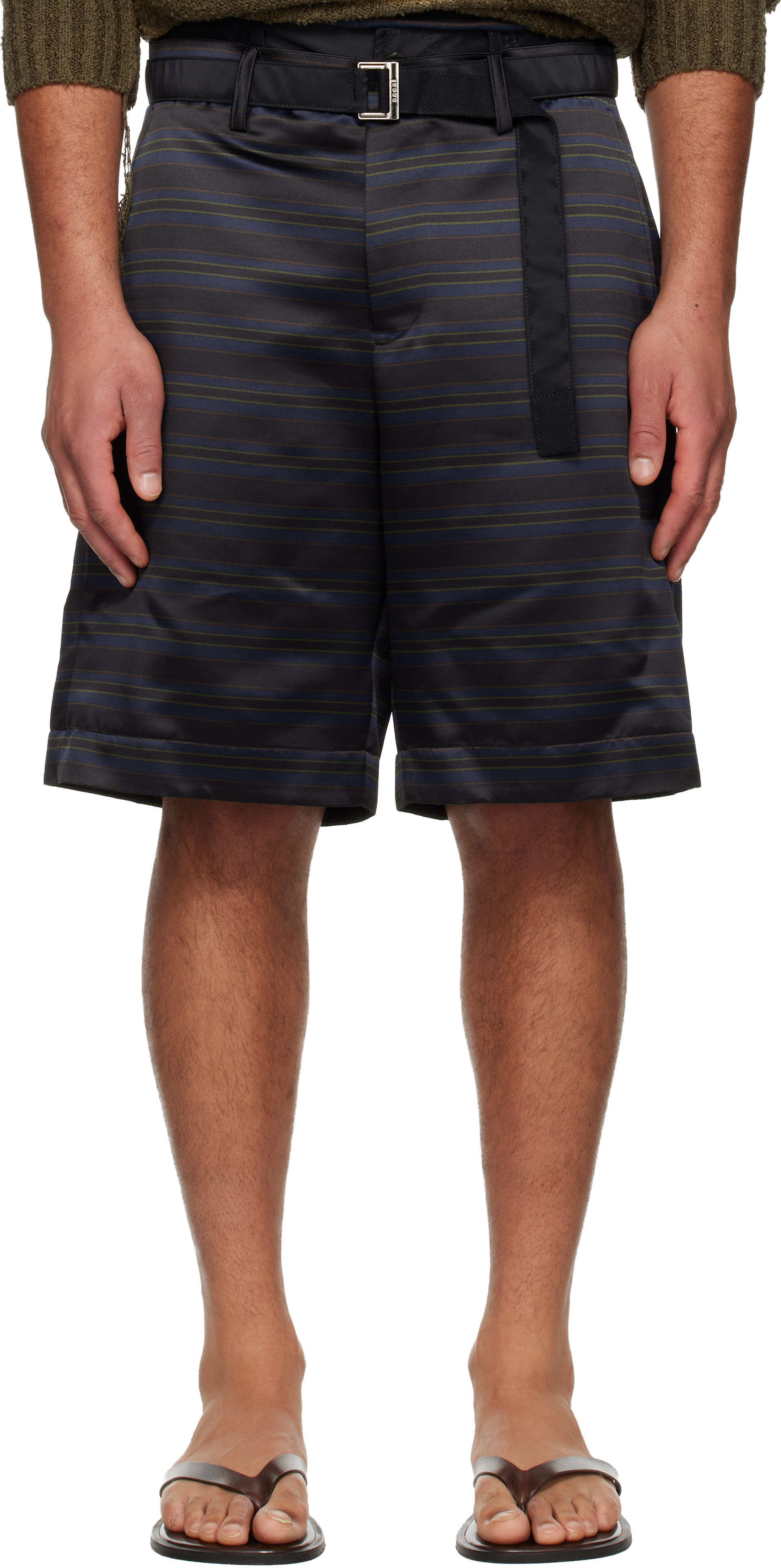 【極美品✨】サカイ 24SS コットンギャバジンショーツ ショートパンツ S sacai（サカイ） 24SS ×Carhartt WIP Shorts カーハート ダブルニー