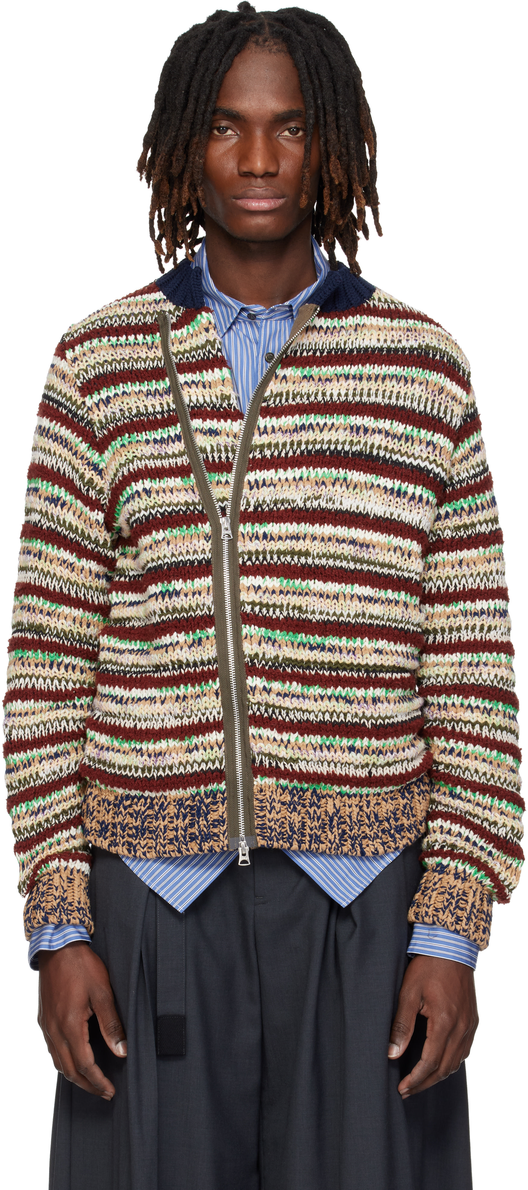メンズ用 sacai ニット & スウェット | SSENSE 日本 メンズ用 sacai ニット & スウェット | SSENSE 日本