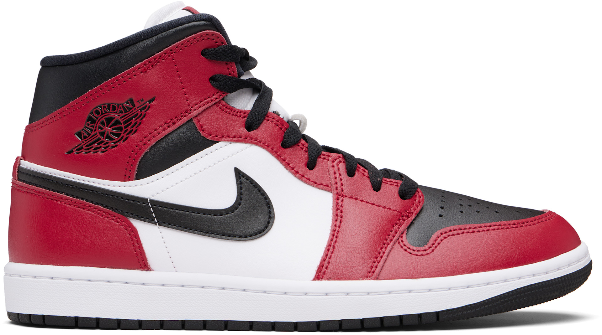 Nike Jordan: Red & Black Air Jordan 1 Mid Sneakers | SSENSE