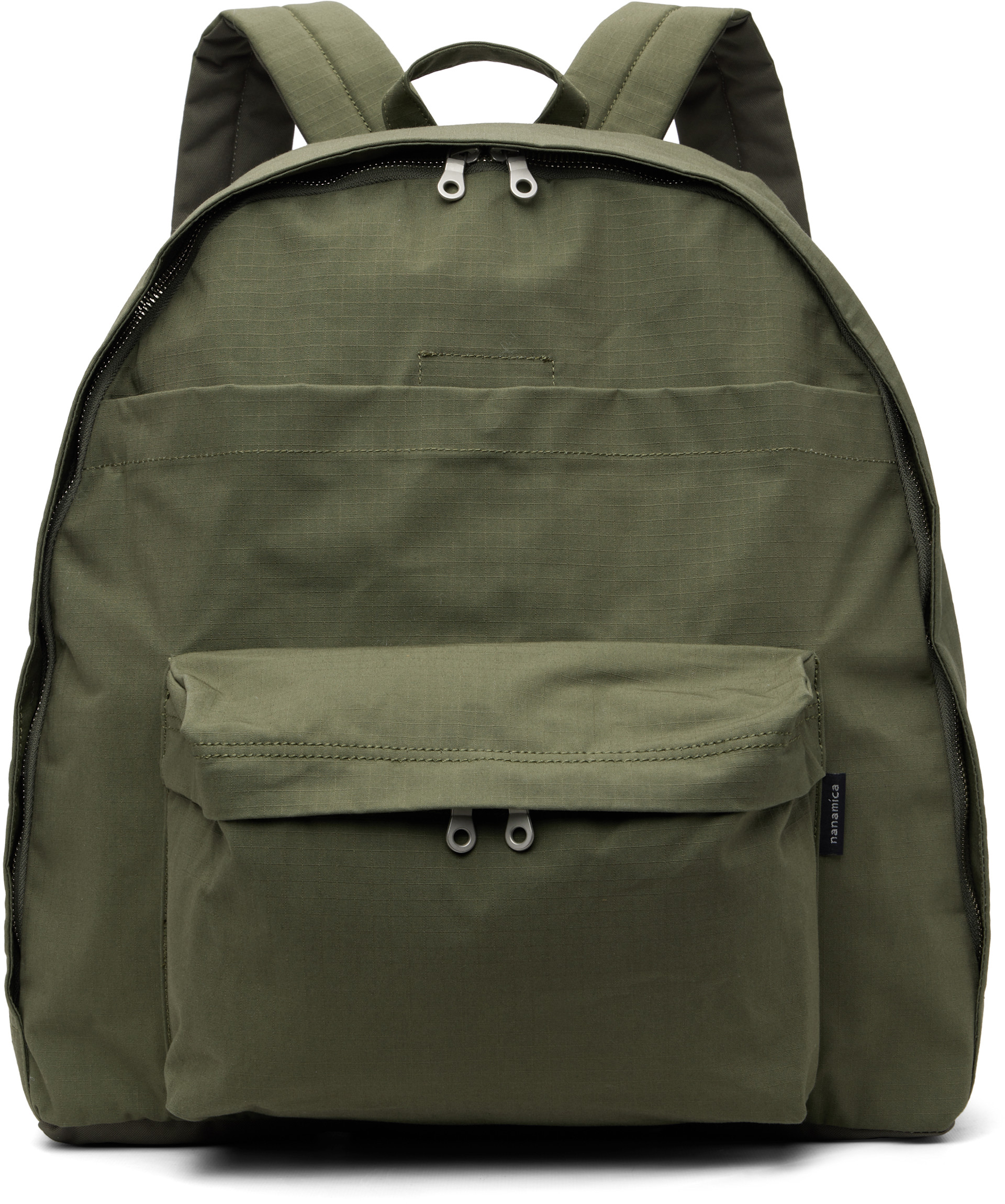 nanamica: カーキ Day Pack バックパック | SSENSE 日本