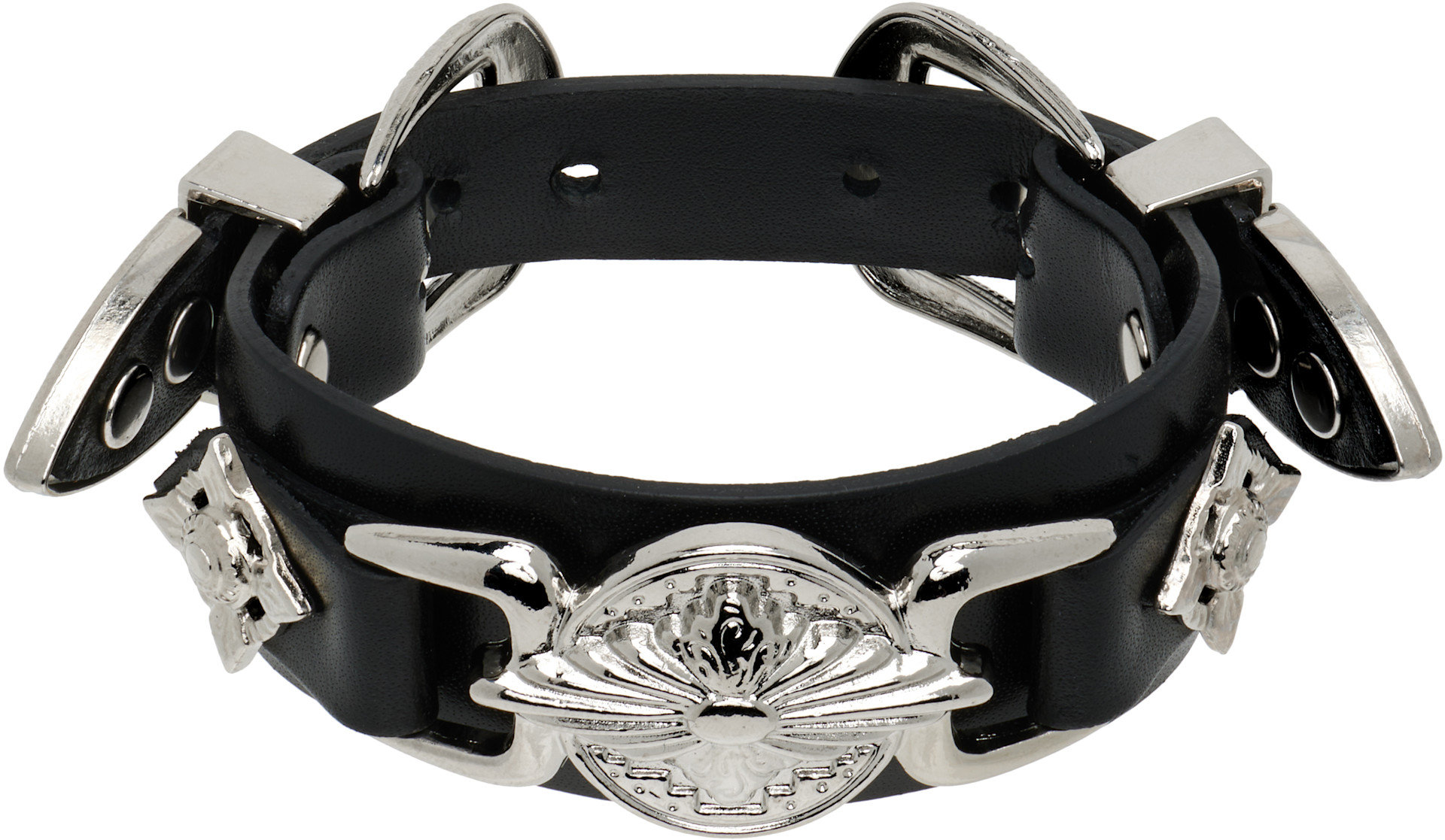 【TOGA PULLA】Double buckle bangle Toga Pulla: Double Buckle Bangle Bracelet | SSENSE