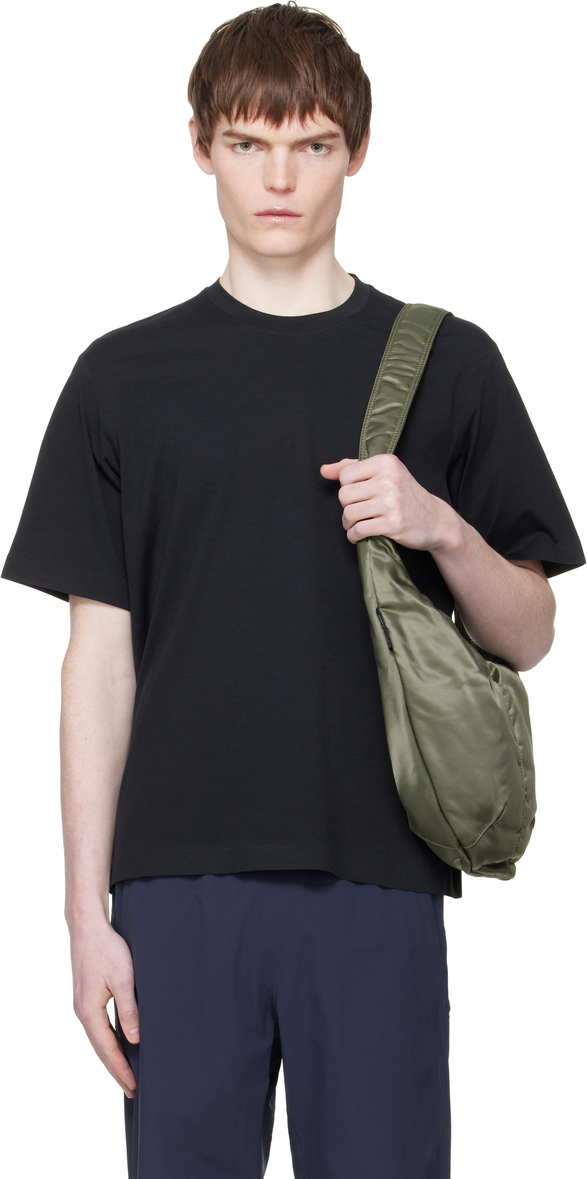 Veilance: Black Metron S/S T-shirt | SSENSE Canada
