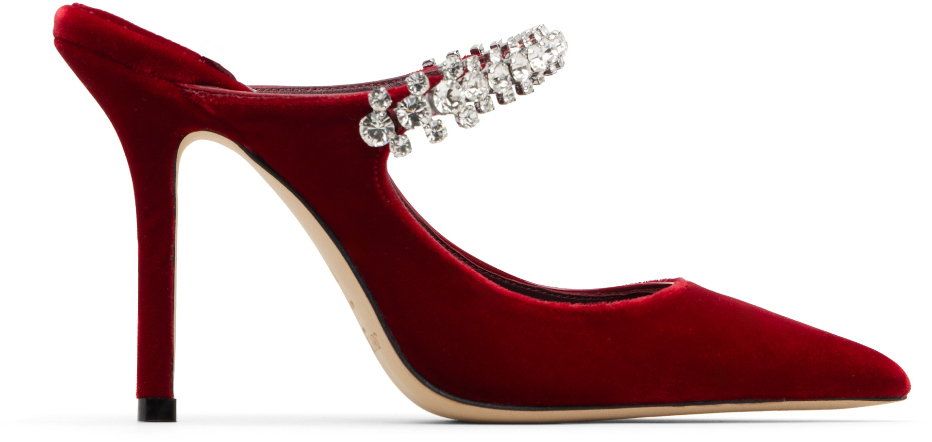 Jimmy Choo: Red Bing 100 Heels | SSENSE