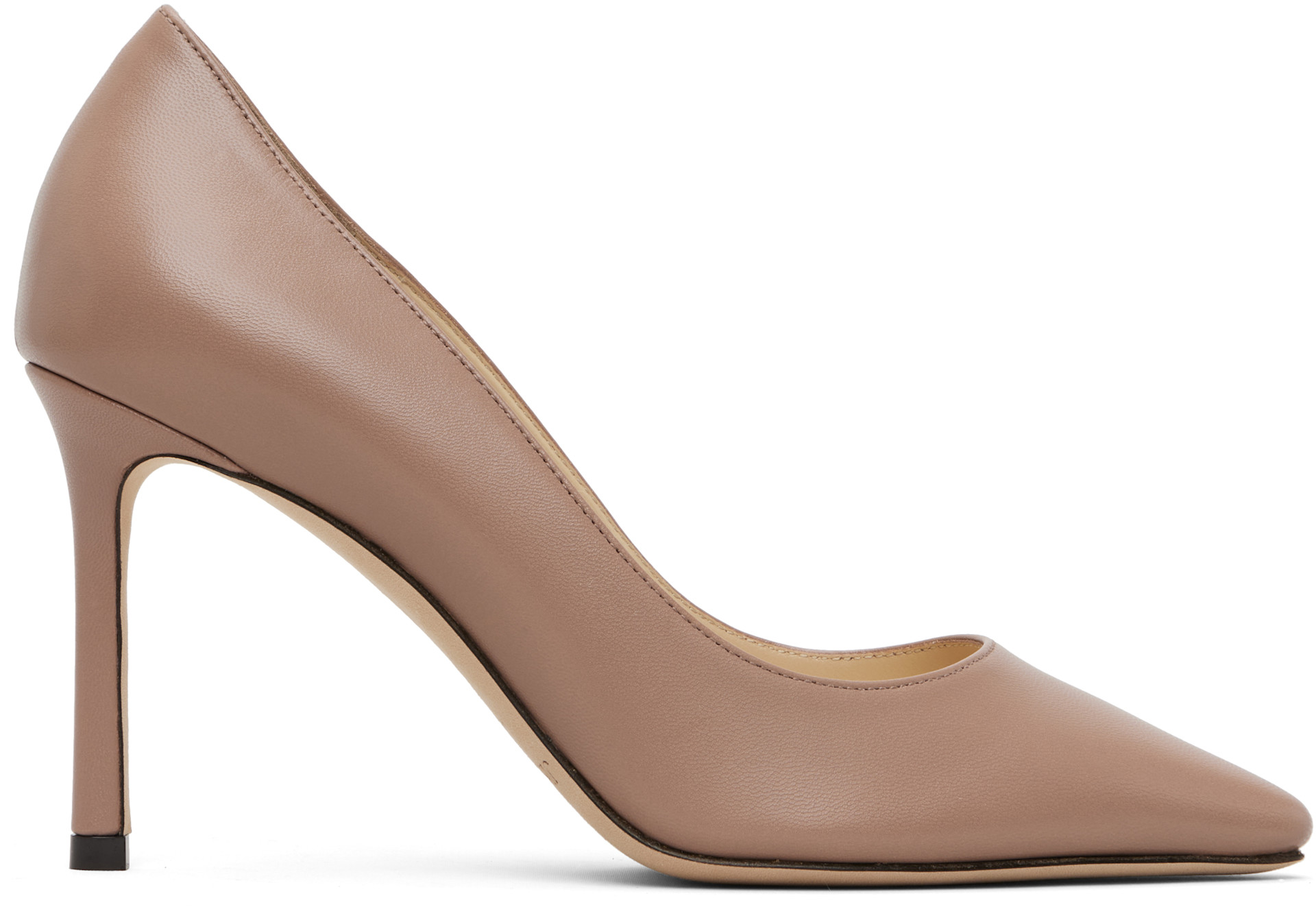 Jimmy Choo: Pink Romy 85 Heels | SSENSE