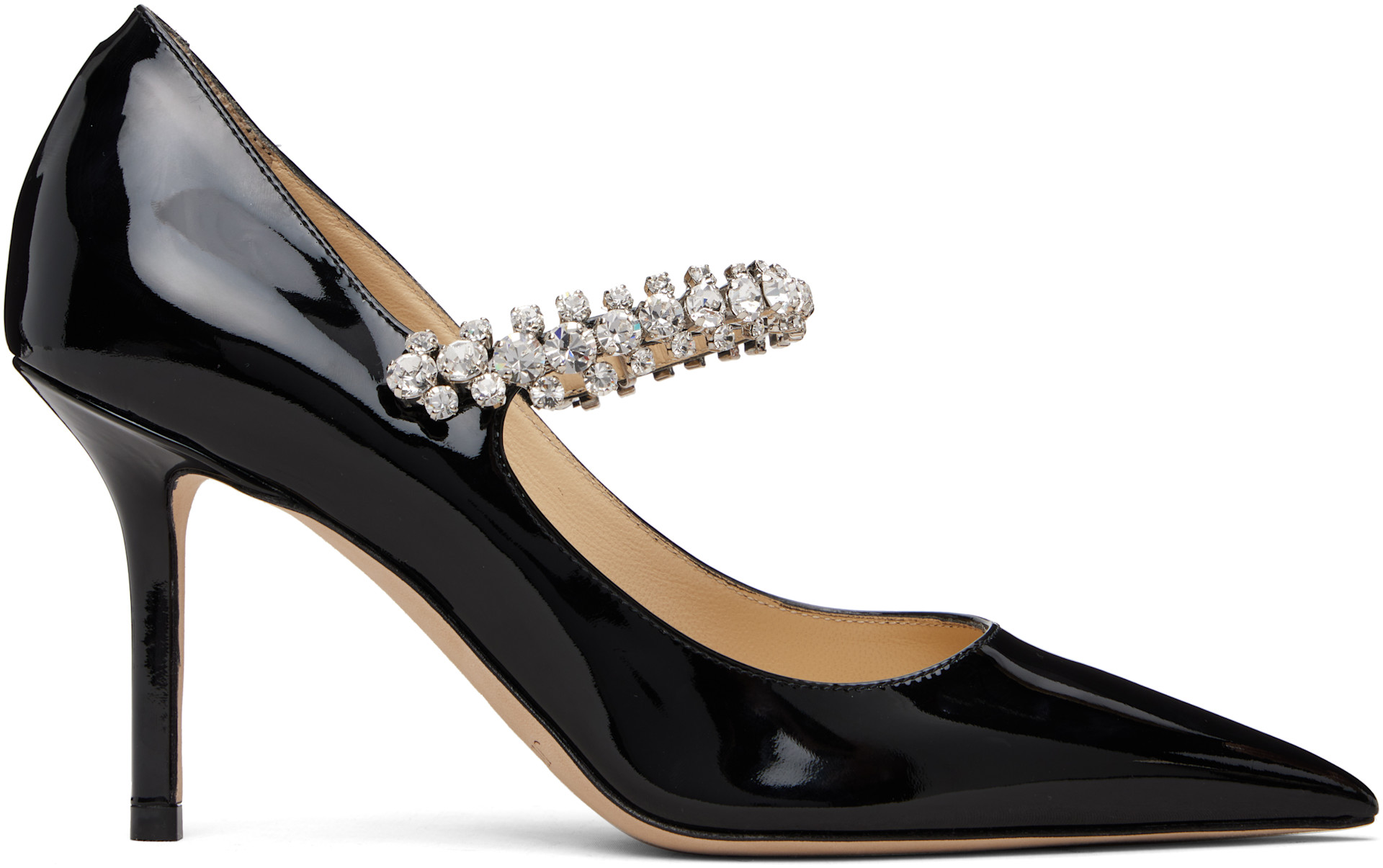 Jimmy Choo: Black Bing Pump 85 Heels | SSENSE