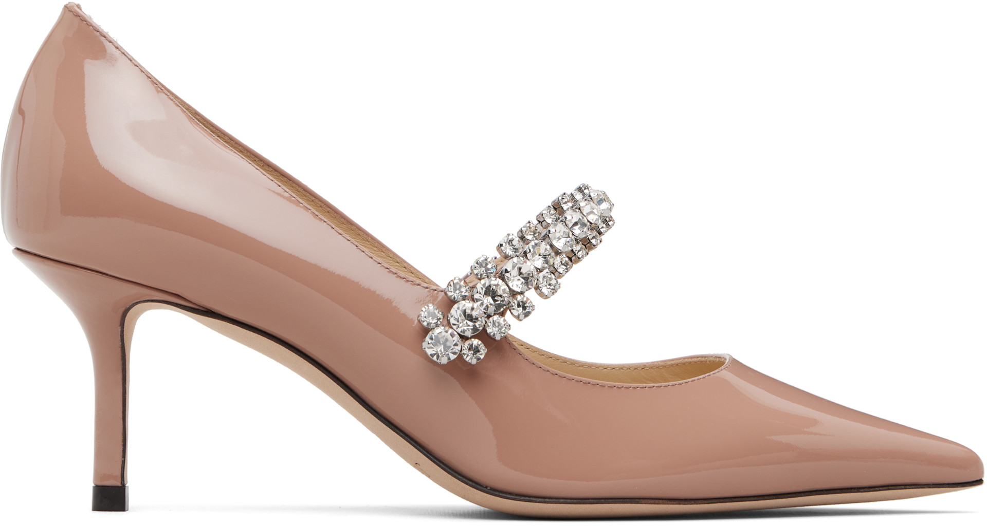 JIMMY CHOO ピンク ハイヒールパンプス Jimmy Choo: Pink Bing Pump 65 Heels | SSENSE