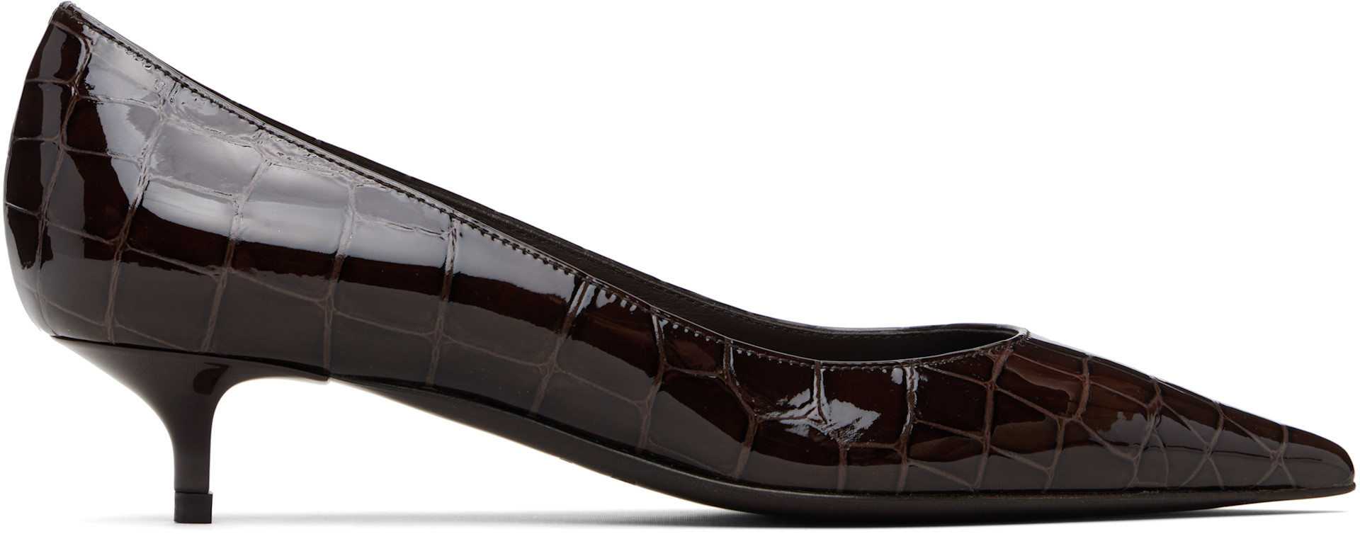 Jimmy Choo: Brown Amelia Heels | SSENSE