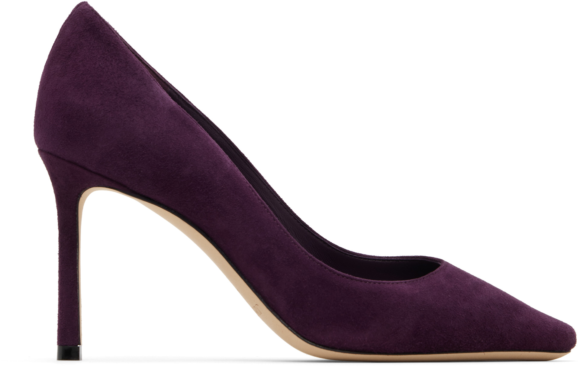 Jimmy Choo: Purple Romy 85 Heels | SSENSE
